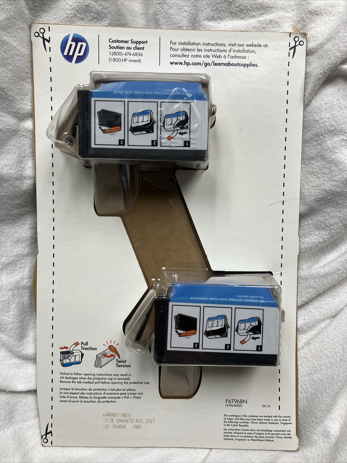 HP 934XL Black Original Ink Cartridge - 2 PACK (895934) - NEW  Sealed