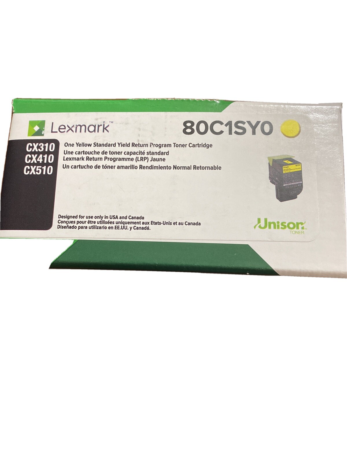 Lexmark Unison 801SY Toner Cartridge