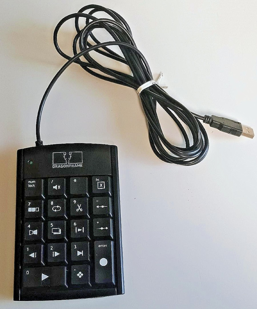 Dragonframe 4 DZED USB Keypad Controller - Model DFK02