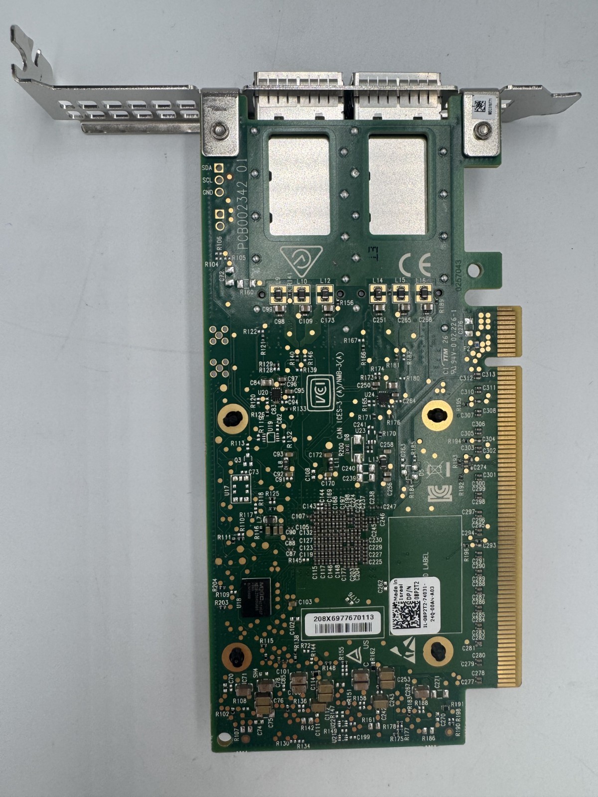 Del 8P2T2 Mellanox Cx623106a Connectx-6 Dx En Ethernet Card - Dual Port 100GB