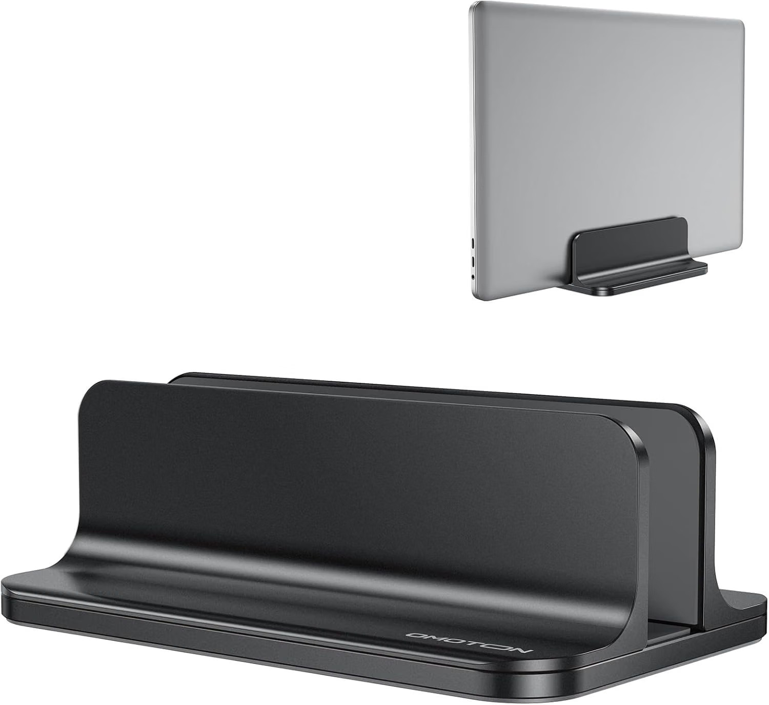OMOTON Vertical Laptop Stand Adjustable Aluminum for MacBook up to 17.3"