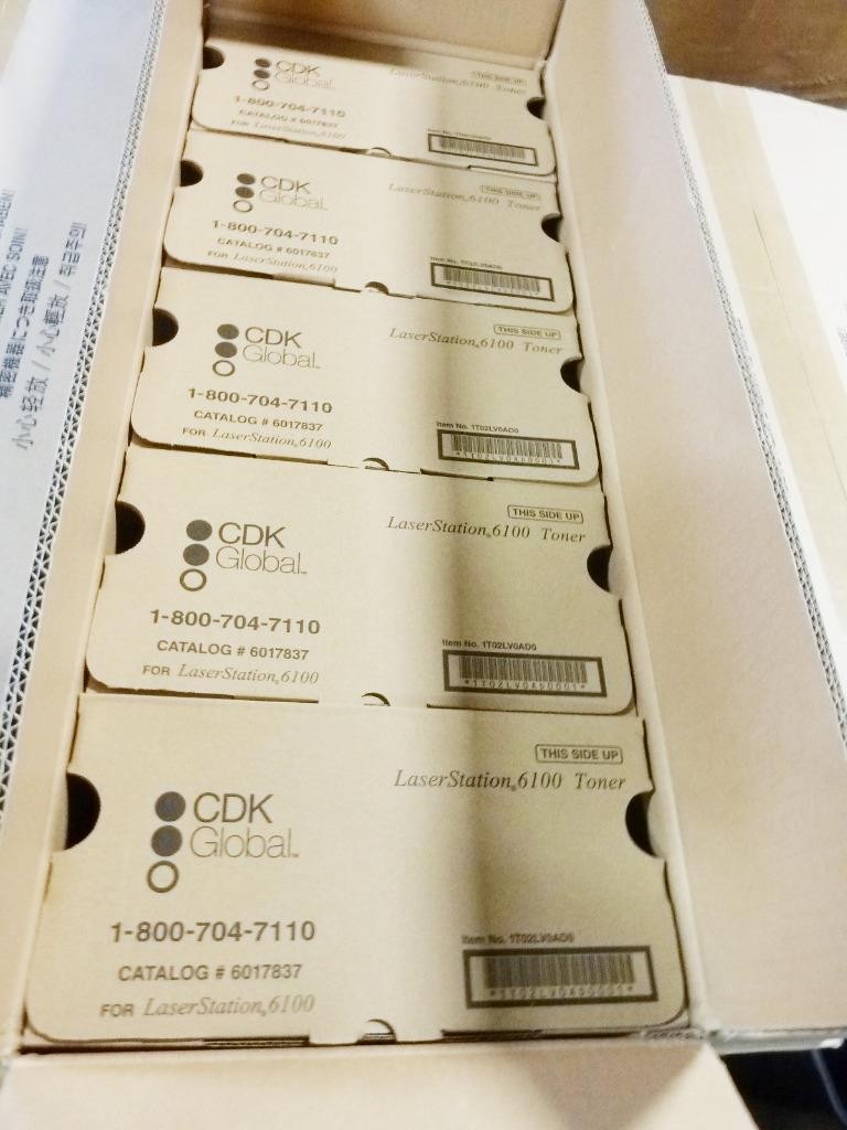 NEW - CDK GLOBAL LaserStation 6100 Toner Cartridge PN: 6017837 - NEW