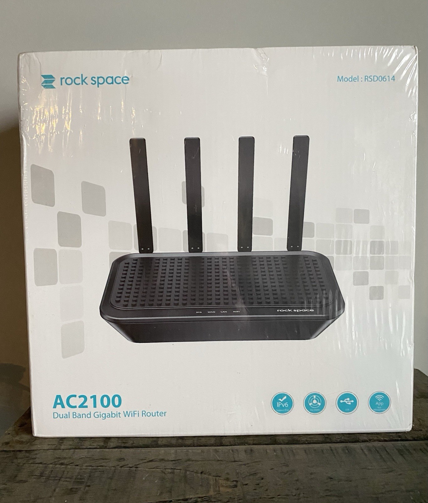 Rock Space AC2100 Dual Band Gigabit Model RSD0614 WiFi Router New Sealed