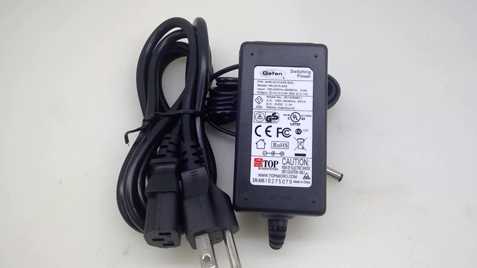 Genuine Gefen Ac Adapter HK-I510-A05 Output 5 V 2.1A Power Supply Adapter