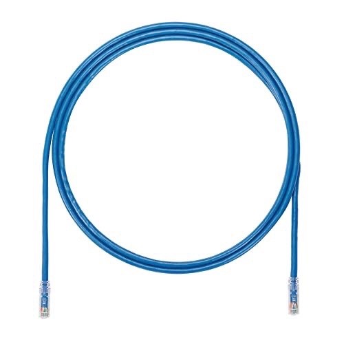 LOT of 120, Panduit UTP6A10BU Category-6A Clear Boot Patch Cord, 10 Feet, Blue