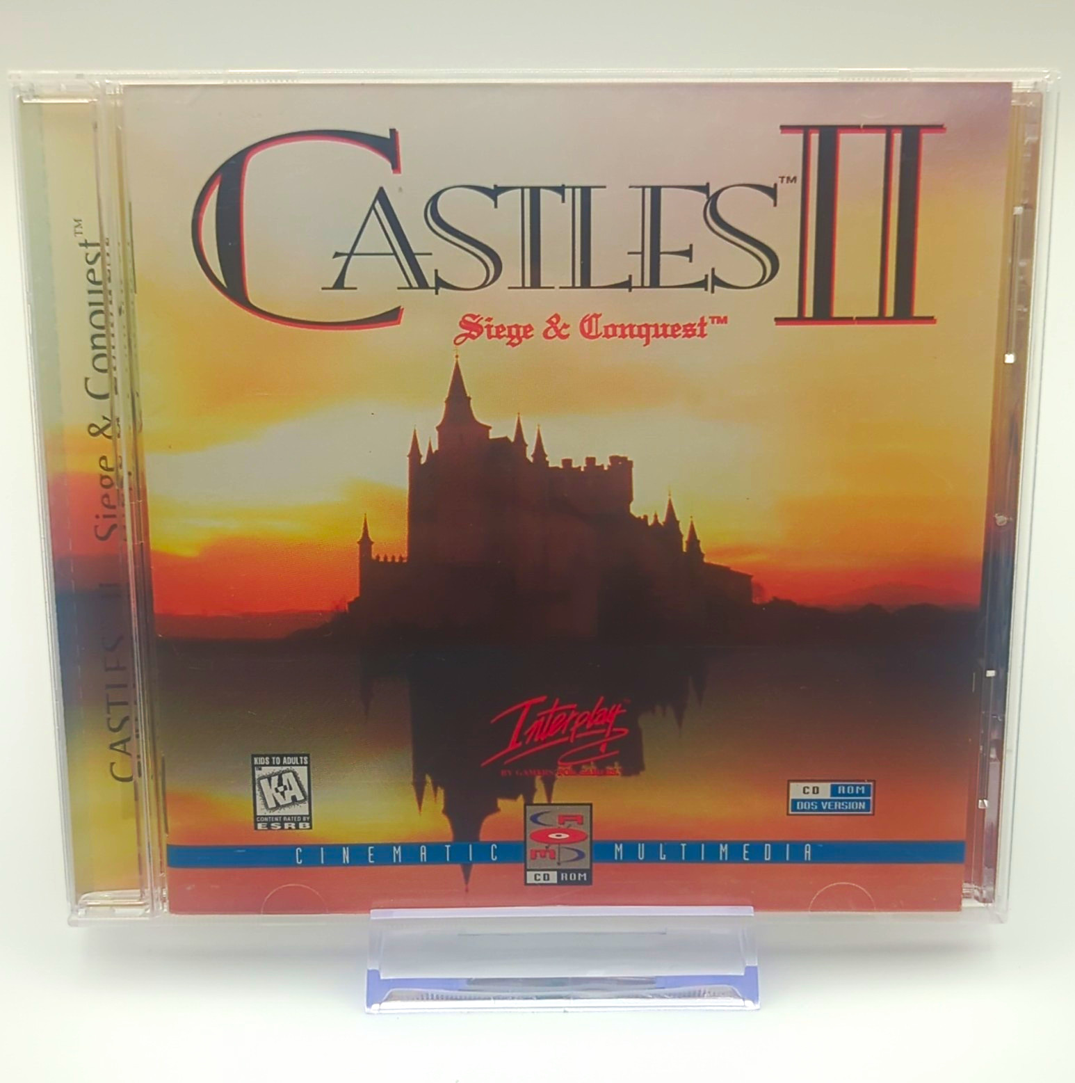 Interplay Castles II: Siege & Conquest Strategy PC CD-ROM DOS/Windows 95