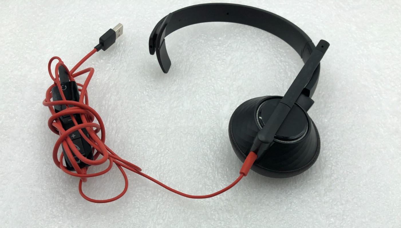 Poly Blackwire 5200 Series C5210T USB Monoaural Headset 