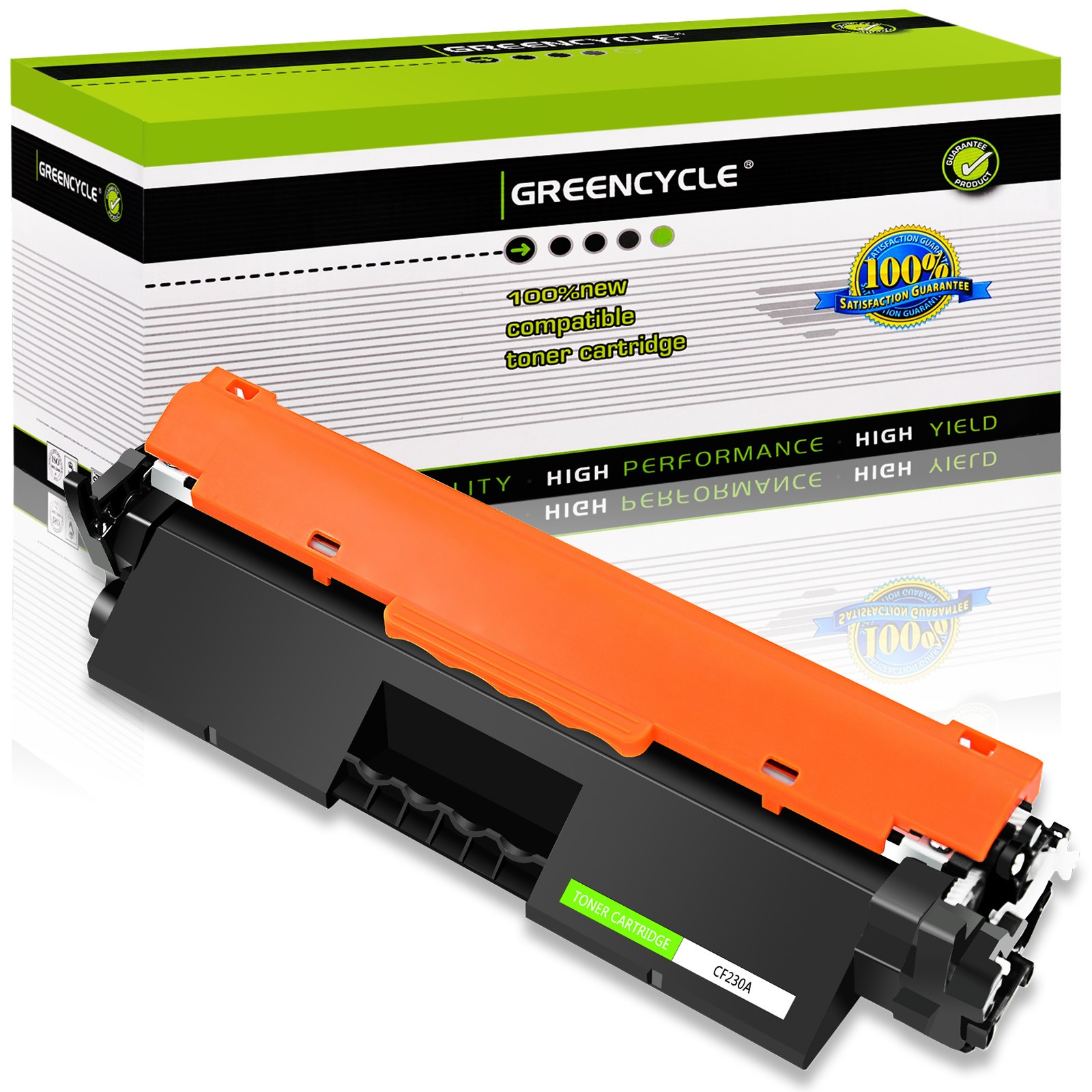 1PK CF230A 30A Toner Cartridge Compatible with HP LaserJet pro MFP M227fdn M227s