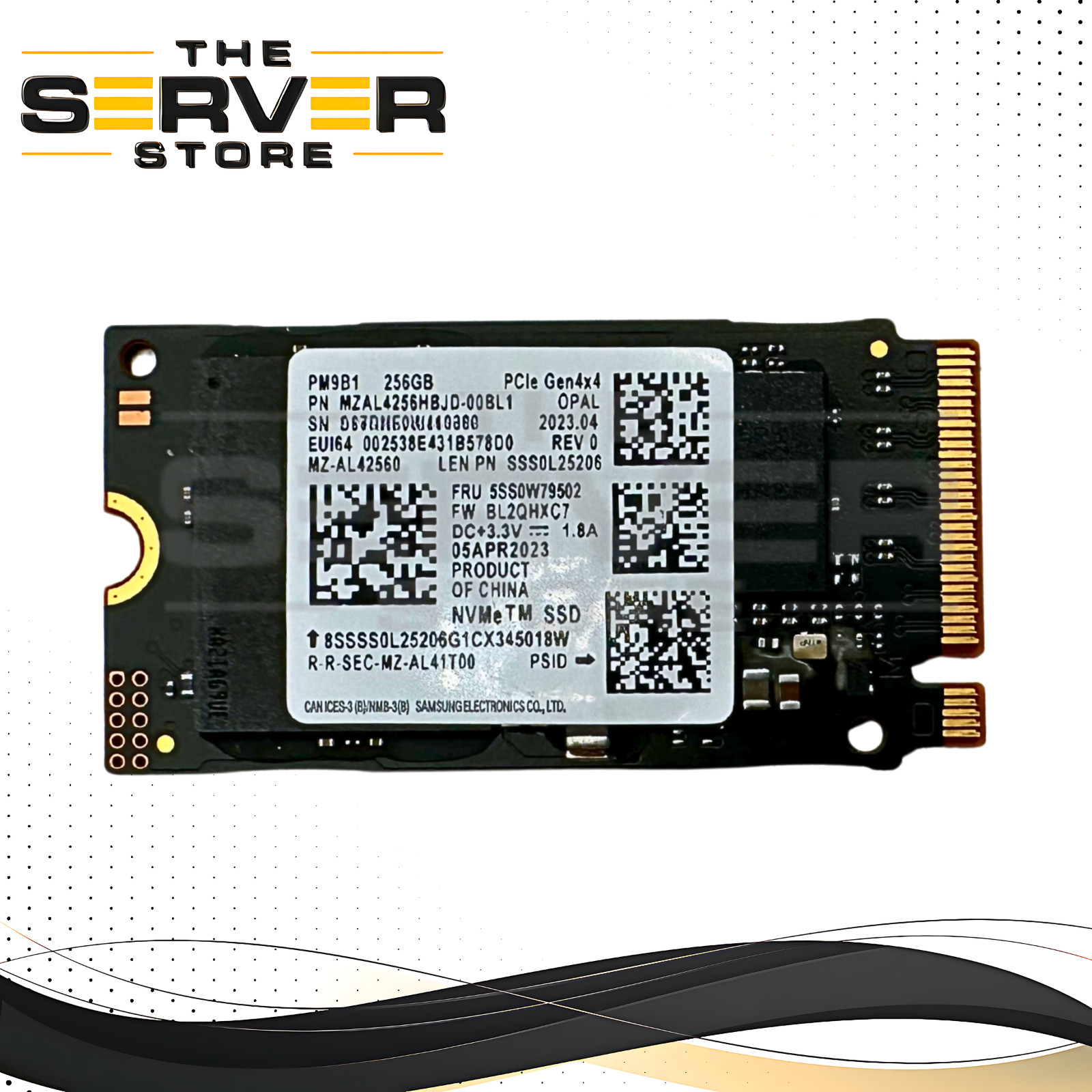 Lenovo 256GB 2242 M.2 G4 x4 SSD Samsung PM9A1 MZVL2256HCHQ-00BH1 5SS0W79502