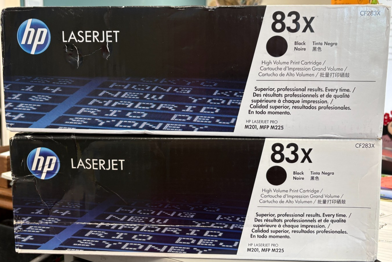 NEW GENUINE HP CF283X Black Toner 83X SEALED