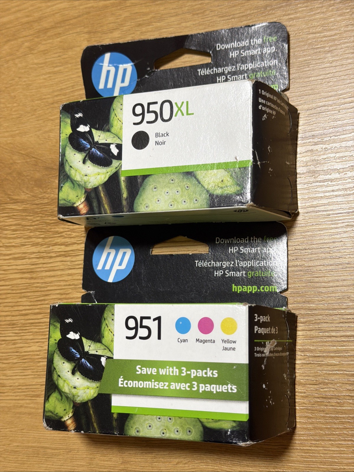 HP 950XL/951 (C2P01FN) Black/Cyan/Magenta/Yellow Ink Cartridge Exp Jul/Sep 2026