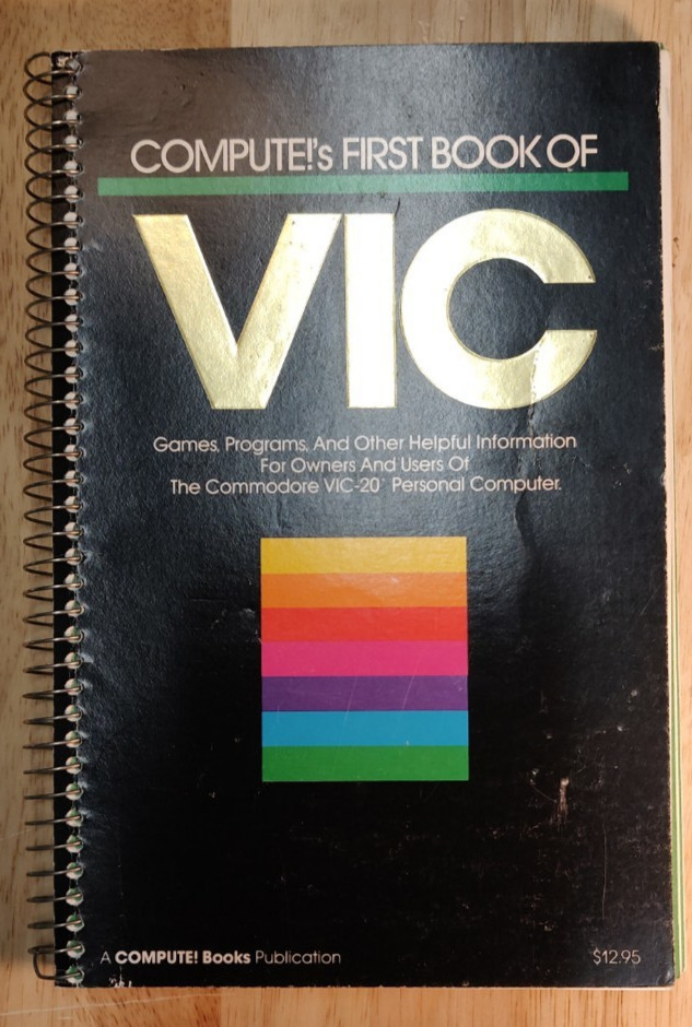 (G+) COMPUTE's First Book of VIC Commodore VIC-20 1982 3rd Printing