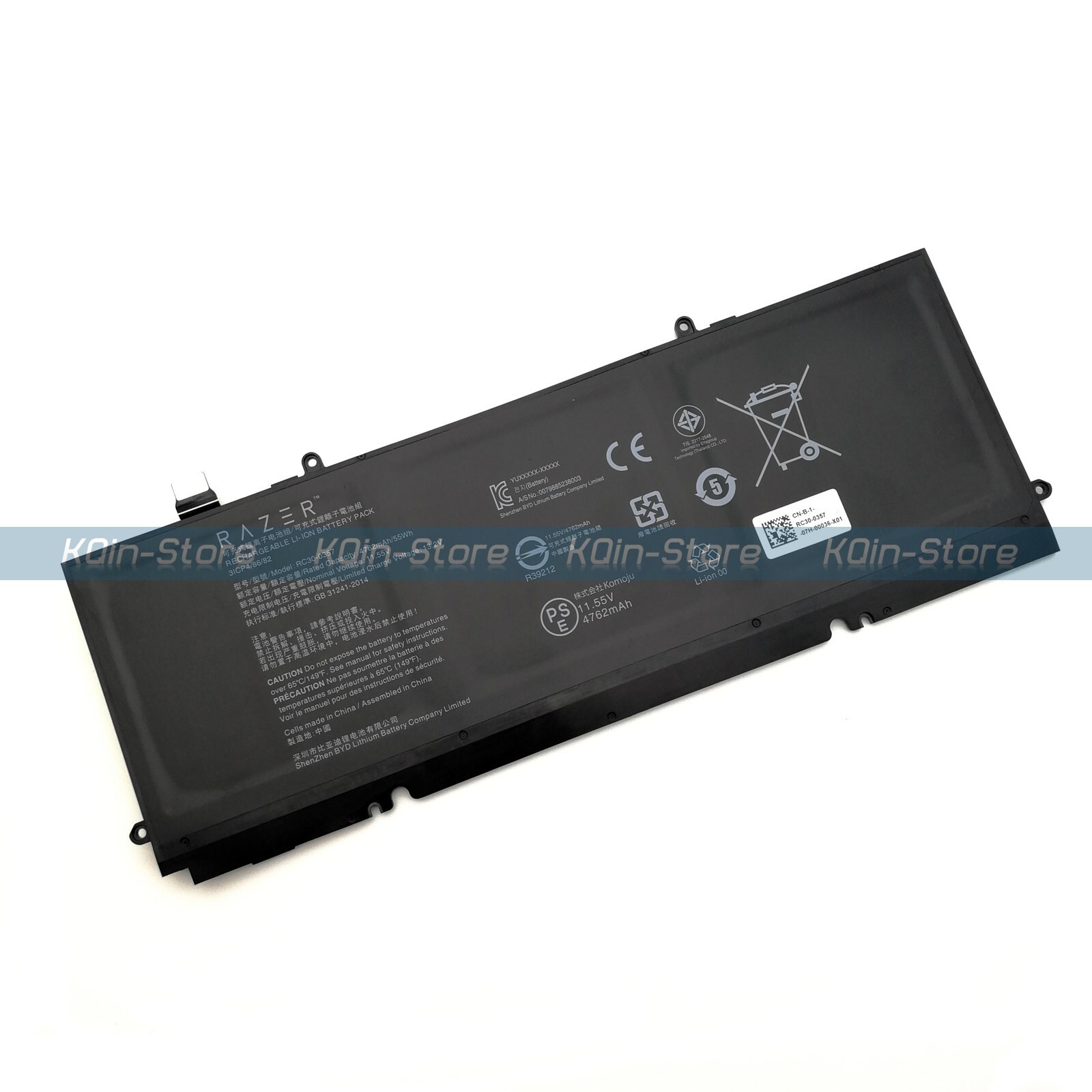 New Genuine RC30-0357 Battery for Razer Book 13 UHD Touch 2020 55Wh RZ09-0357