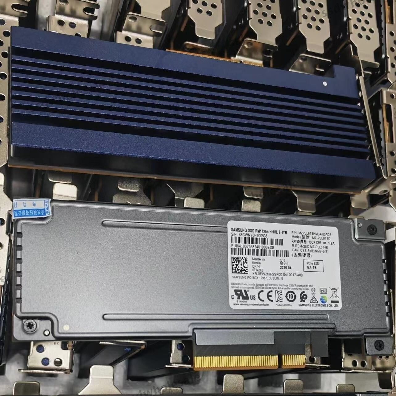 SAMSUNG PM1725b 6.4TB Enterprise PCIE MZ-PLL6T4C MZPLL6T4HMLA-00AD3 SSD