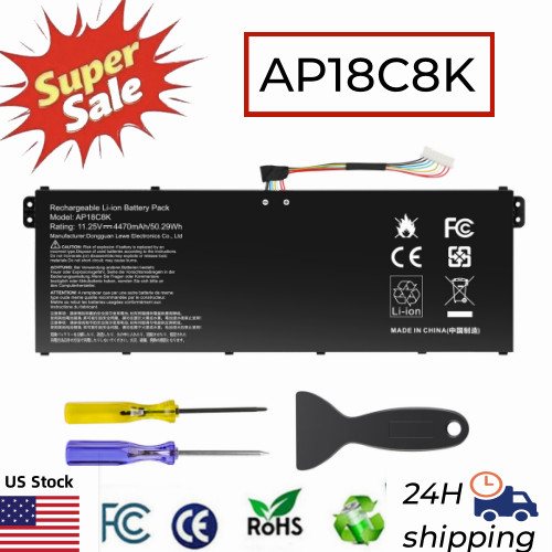 🔥AP18C8K BATTERY FOR ACER CHROMEBOOK SPIN CP713-2W 5 SLIM A515-43 A515-54 NEW！