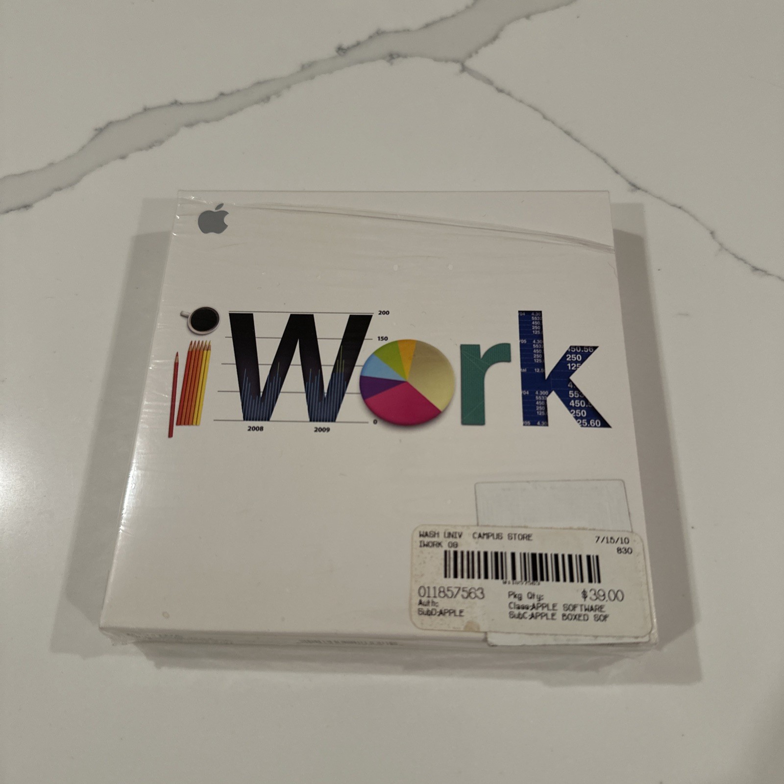 New APPLE IWORK 09 Family Pack Mac DVD-ROM v. 9.0.3 Authentic Sealed