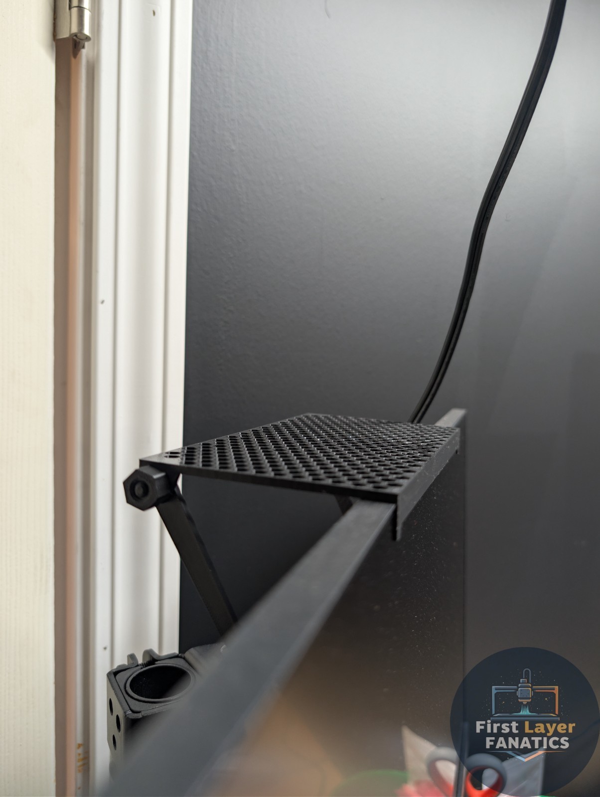Monitor Shelf Clip On ? 3D Printed Desk Monitor Topper |  Small Monitor Shelf