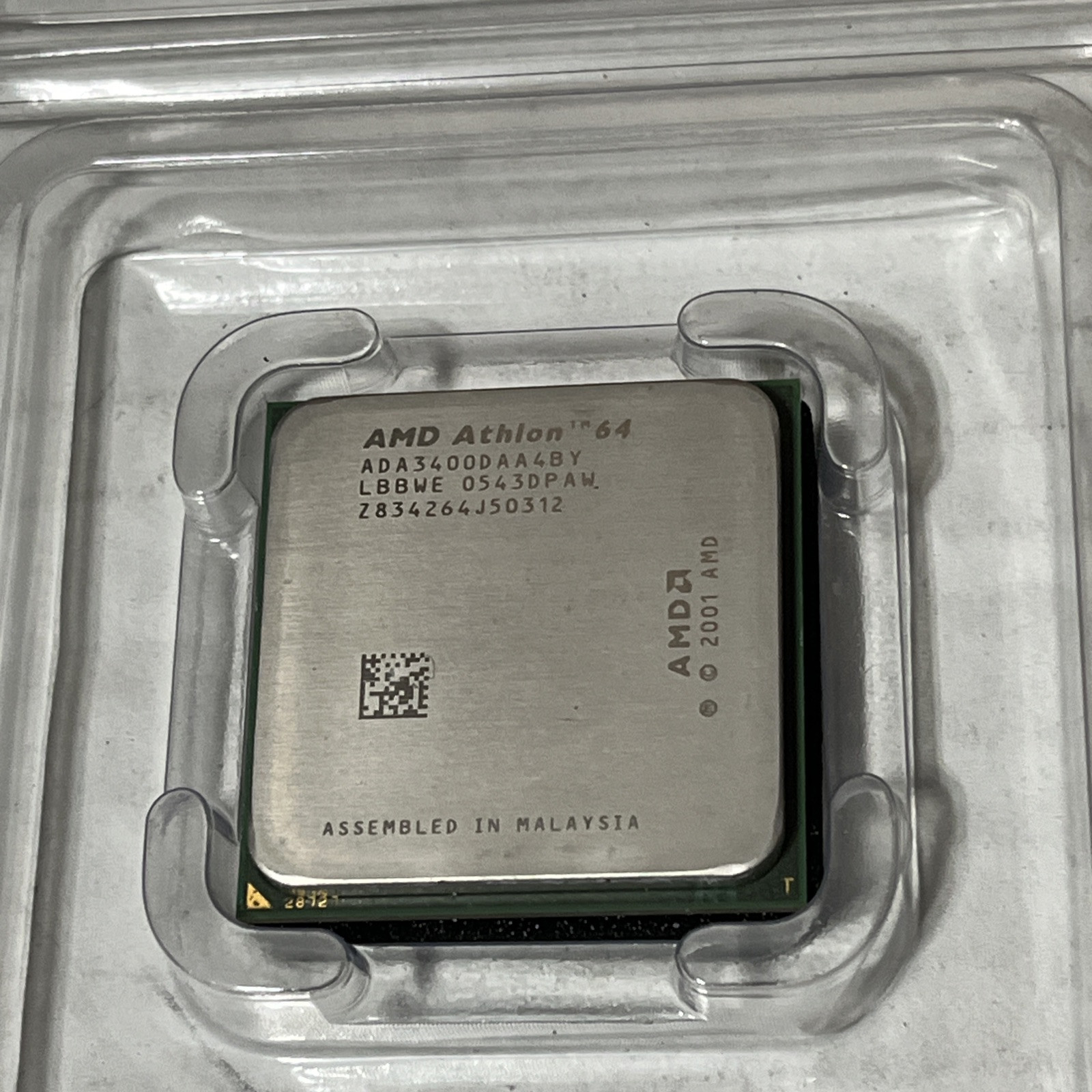 AMD ADA3400DAA4BY Athlon 64 3400 CPU 2001 Vintage Open Box