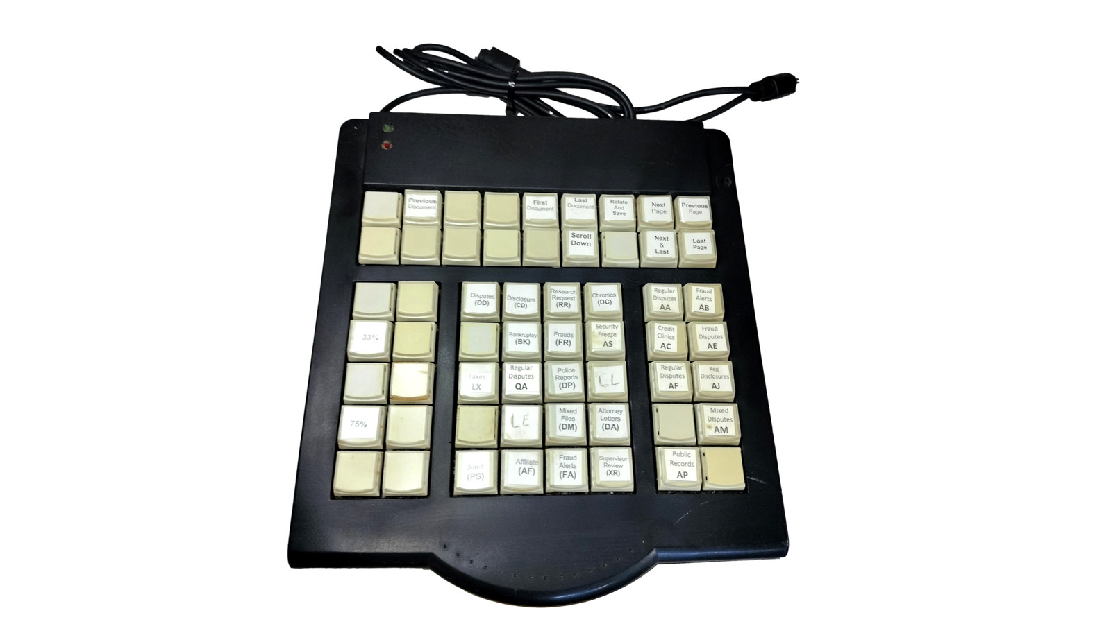 Legacy P.I. Engineering X-keys Programmable Macro Keyboard