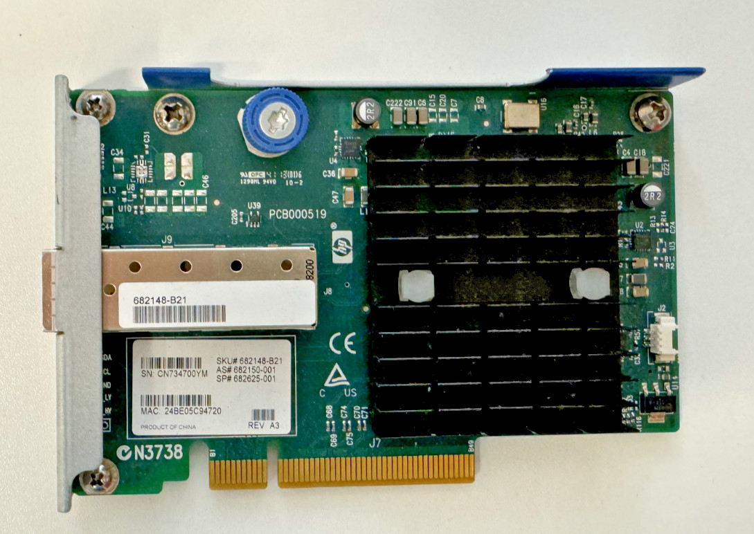 HP MLX10 Single Port - 10Gbps SFP+ FlexibleLOM 682148-B21