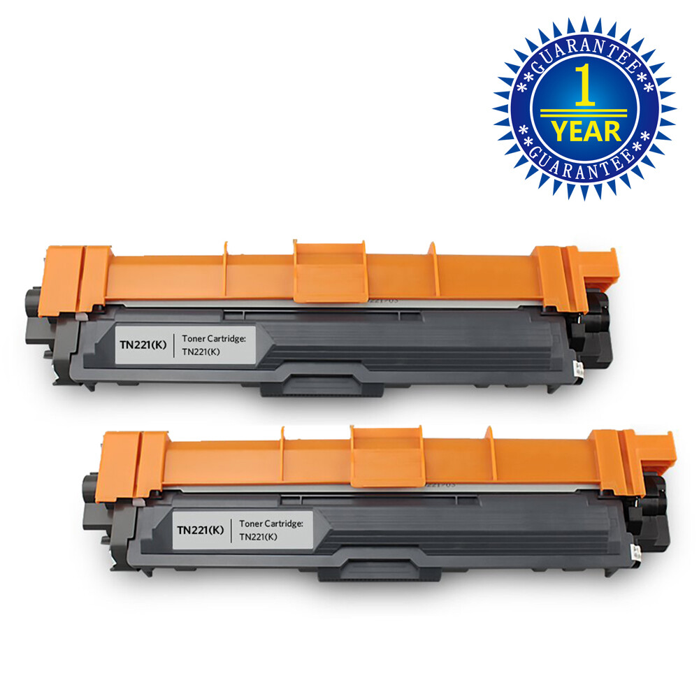 2PK TN221 TN225 BK Toner Critridge For Brother MFC-9340CDW  MFC-9130CW 9330CDW