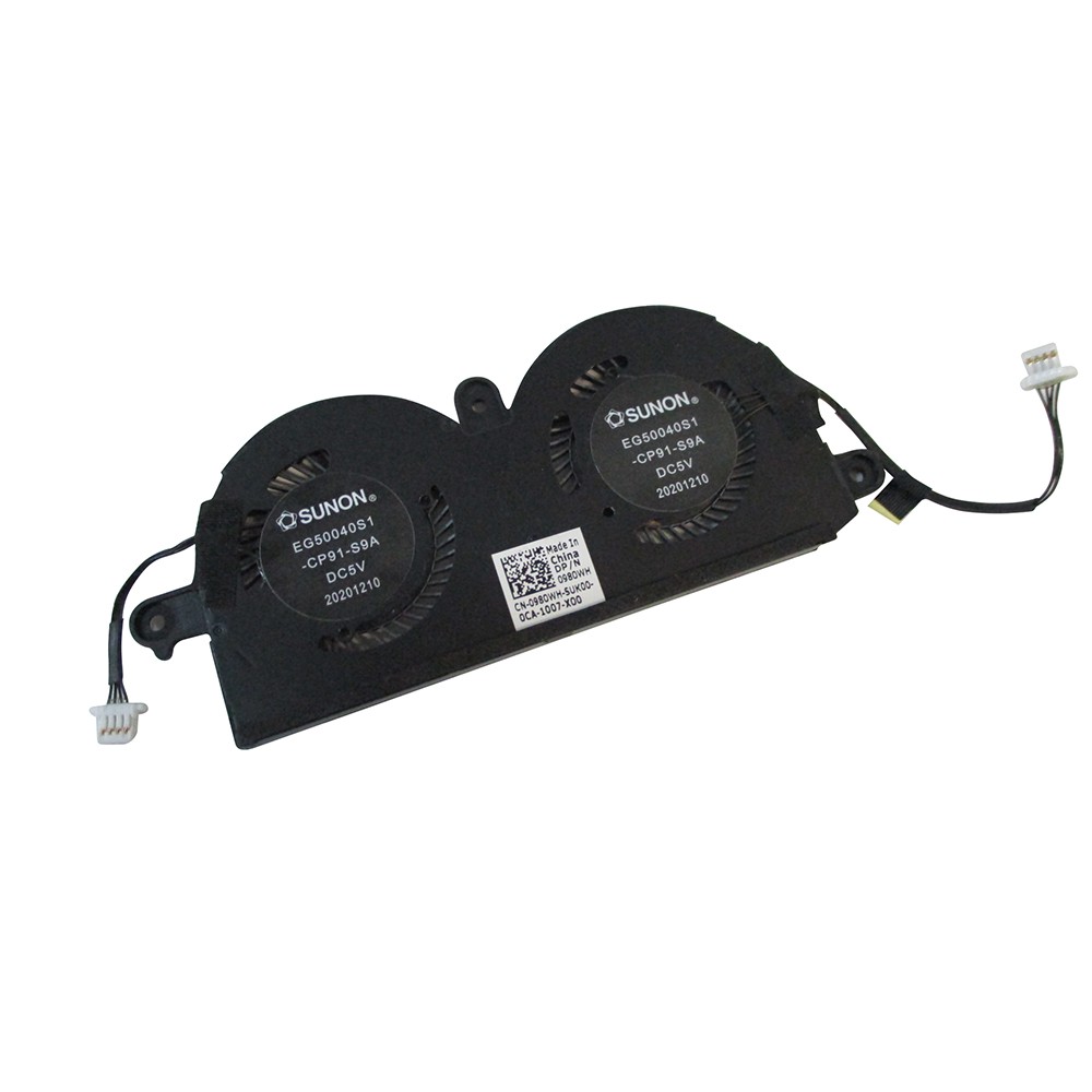 Cpu Fan for Dell XPS 13 9370 9380 Laptops - Replaces 980WH