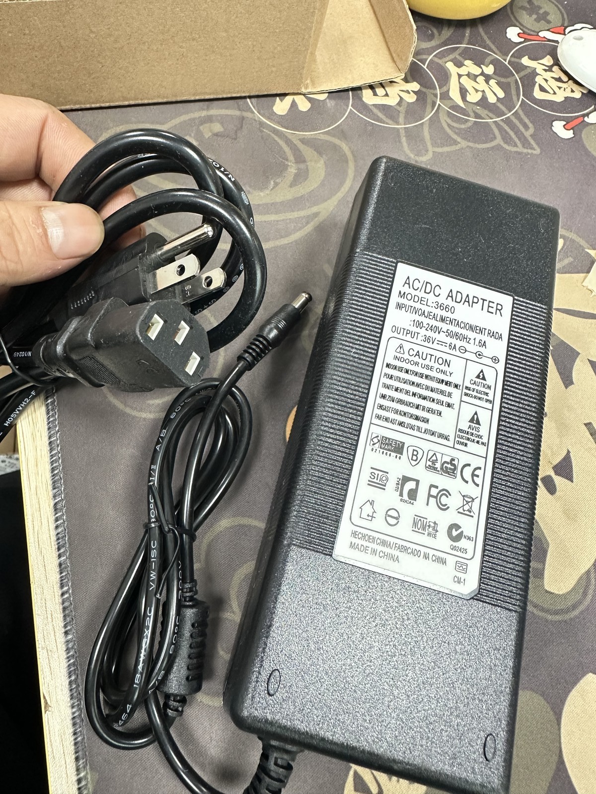 1X for Radion XR30G4 Pro Power Supply 36V Universal Adapter