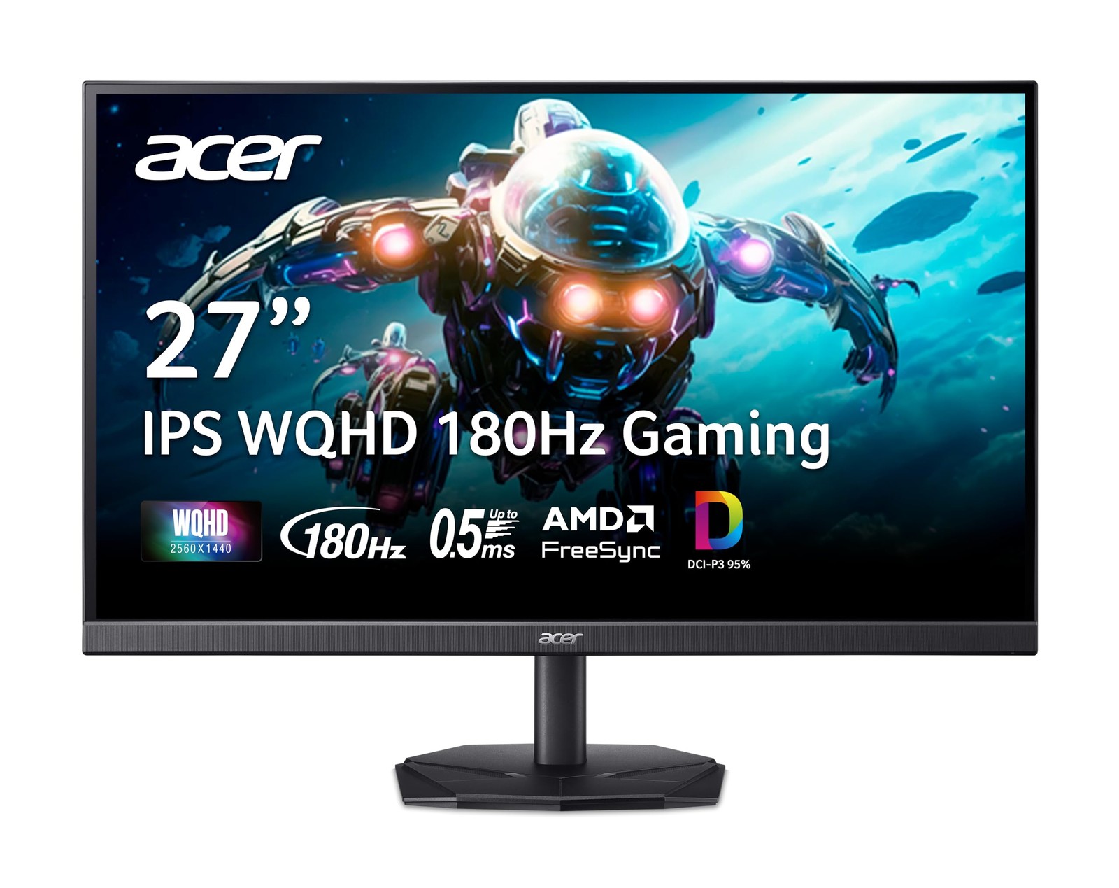 Acer Nitro KG271U N3 27in QHD 180Hz Gaming Monitor