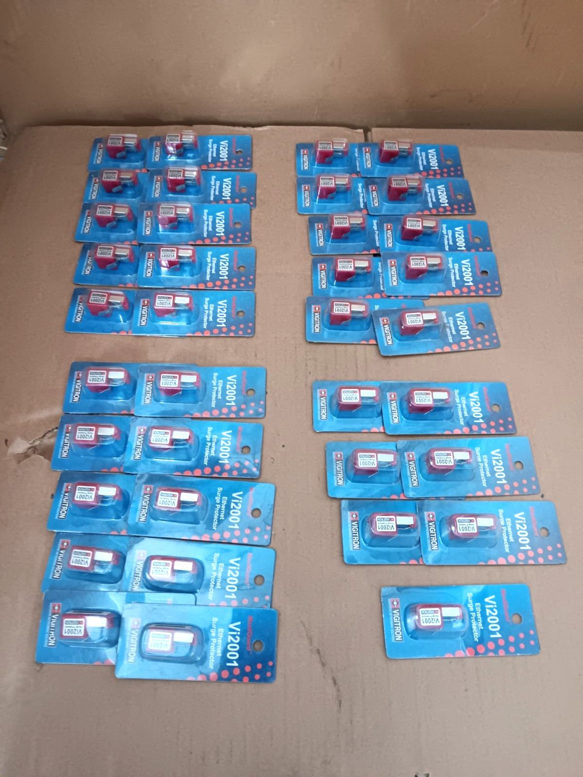 Vigitron Vi2001 Ethernet Surge Protector Lot Of 37