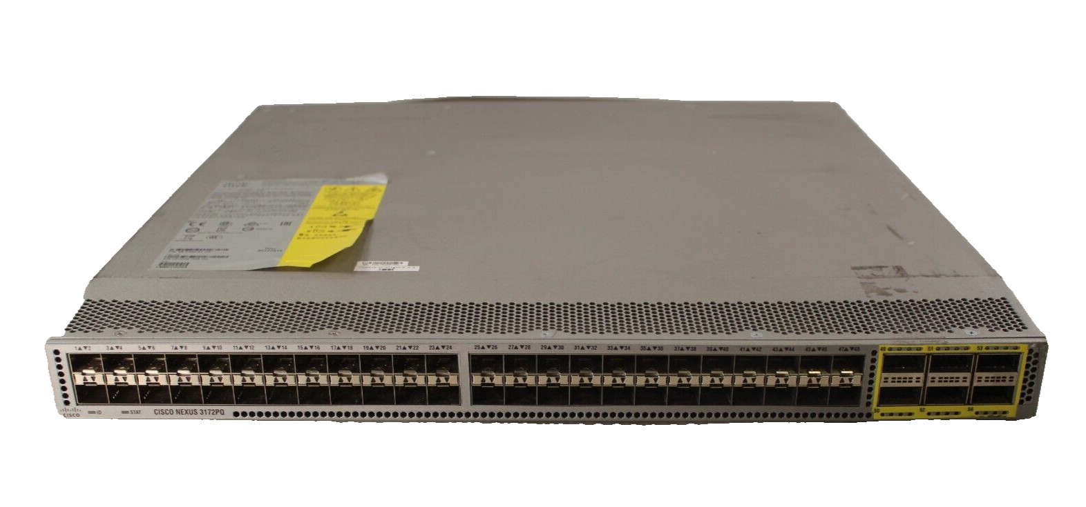 Cisco Nexus 3172PQ N3K-C3172PQ-10GE 48 SFP+ 10GbE 4 QSFP+ Network Switch