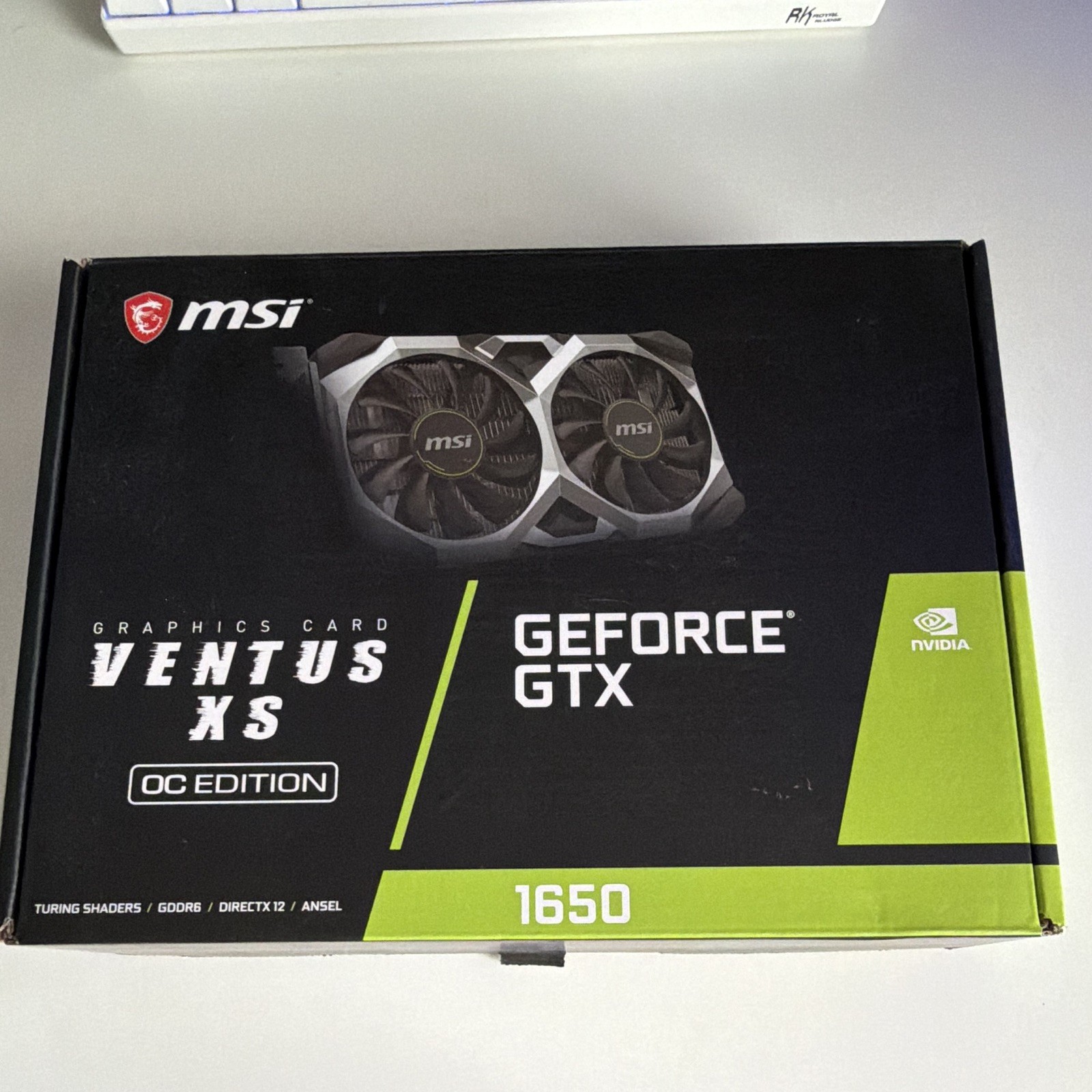 MSI GeForce GTX 1650 Ventus XS OC 4GB GDDR6 VR Ready Graphics Card