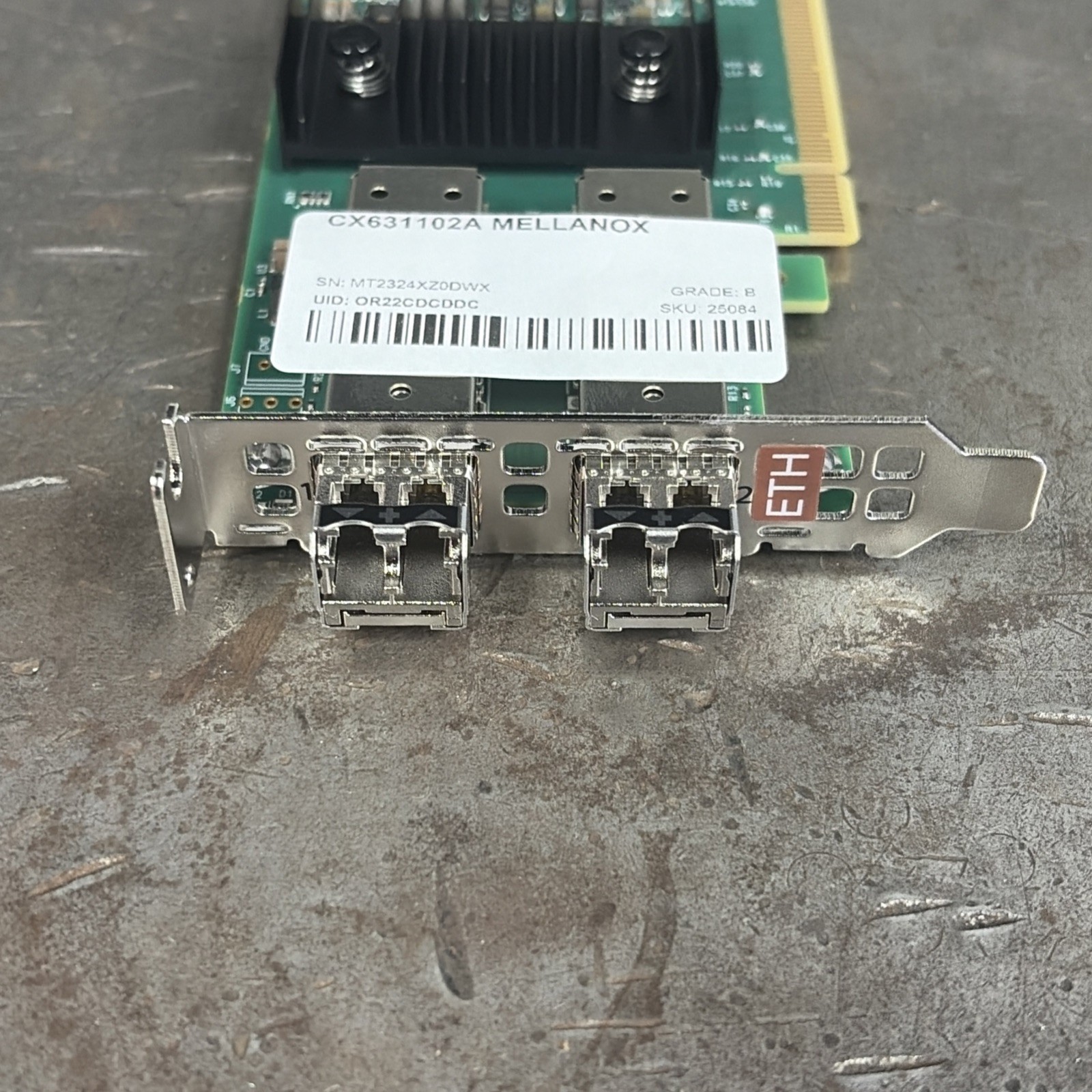 MCX631102AN-ADAT Mellanox CX631102A ConnectX-6 PCIE4.0 Lx 10/25Gb Network Card