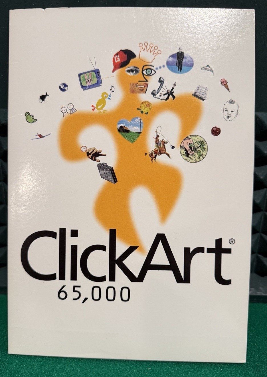 ⬆️ Broderbund ClickArt 65,000 5 CD-ROM's Windows 95 Vintage Graphic Software