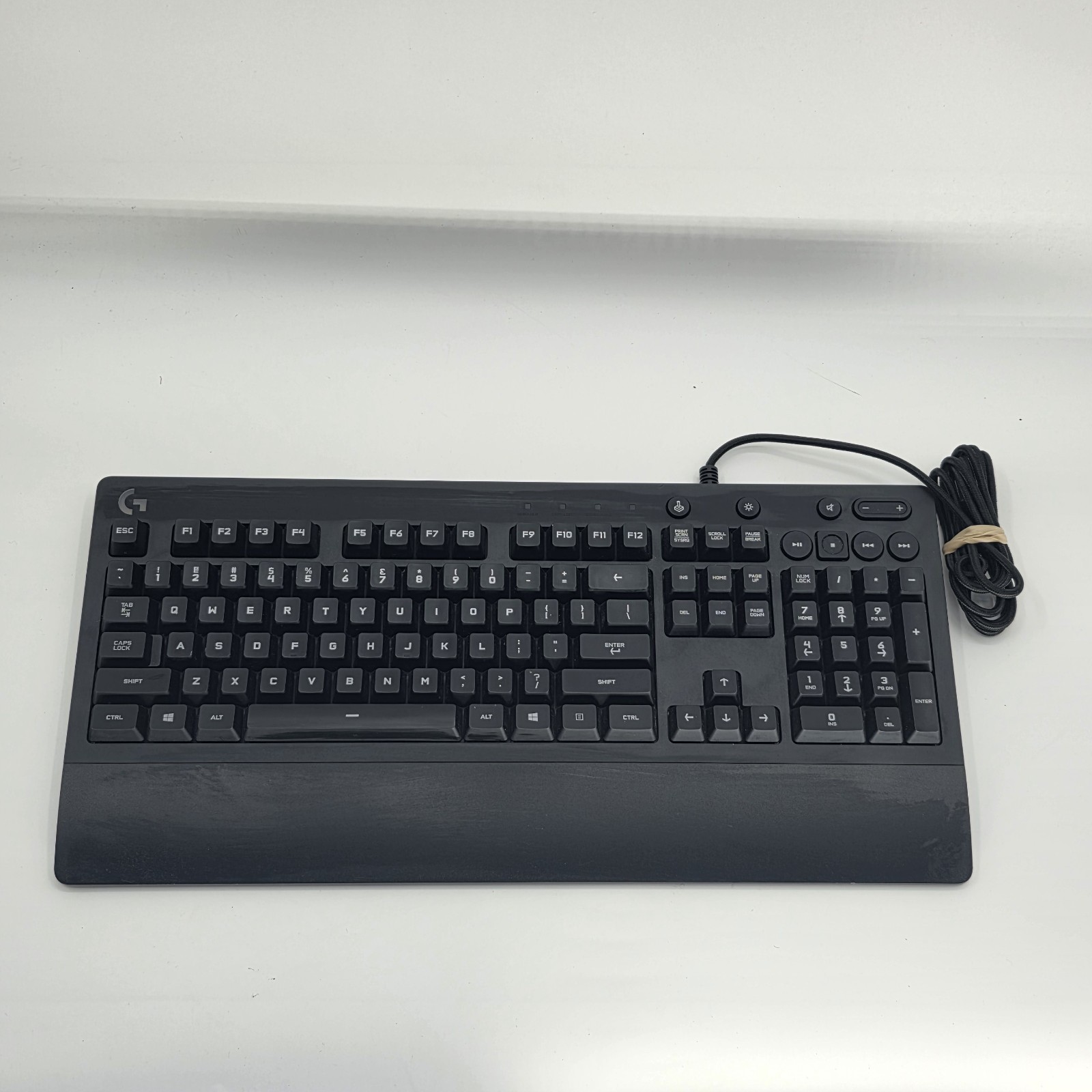Logitech G213 Prodigy Computer Gaming Keyboard Black Wired RGB Backlit Tested