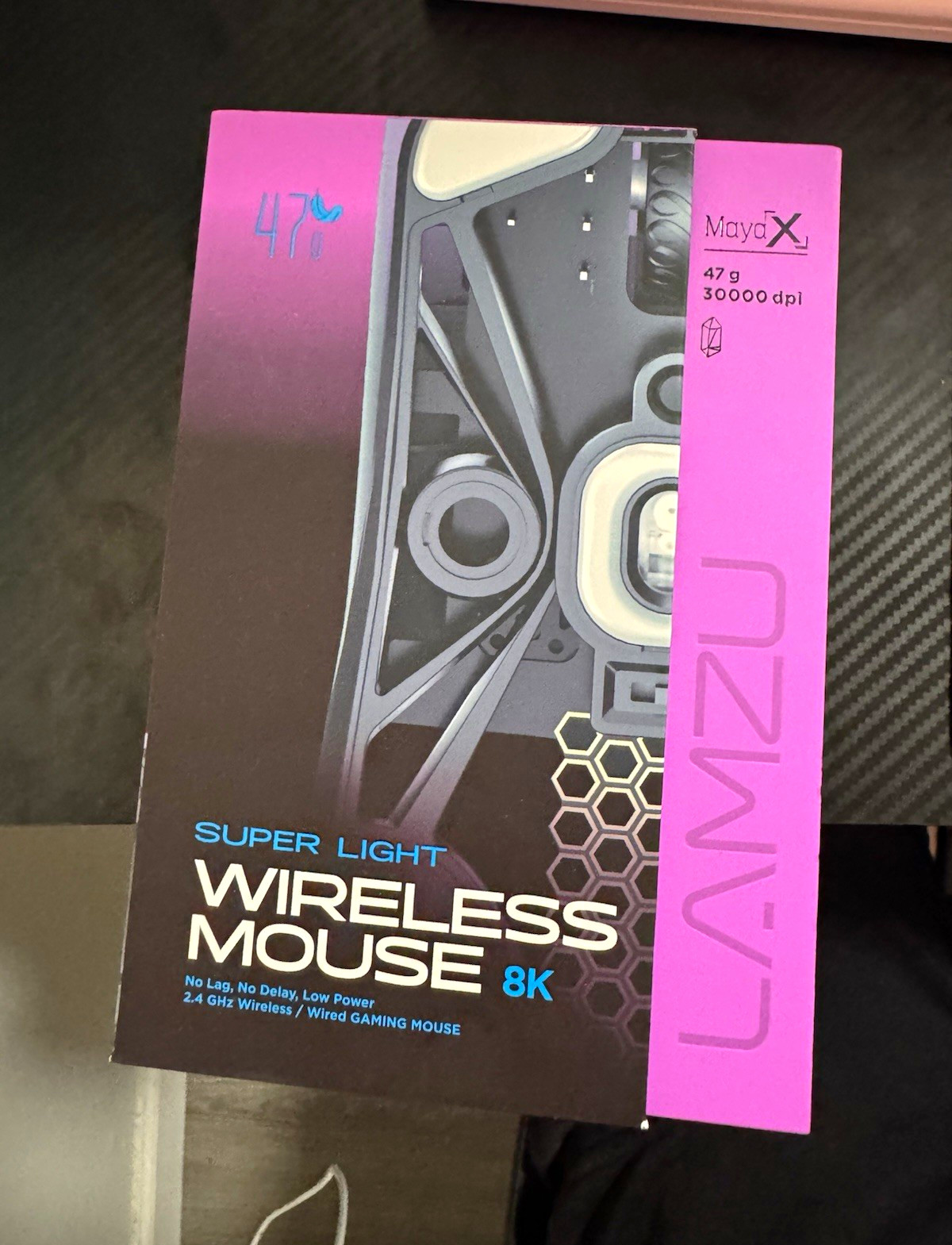 LAMZU Maya X Superlight 8K Wireless/Wired Optical Gaming Mouse 30000 DPI