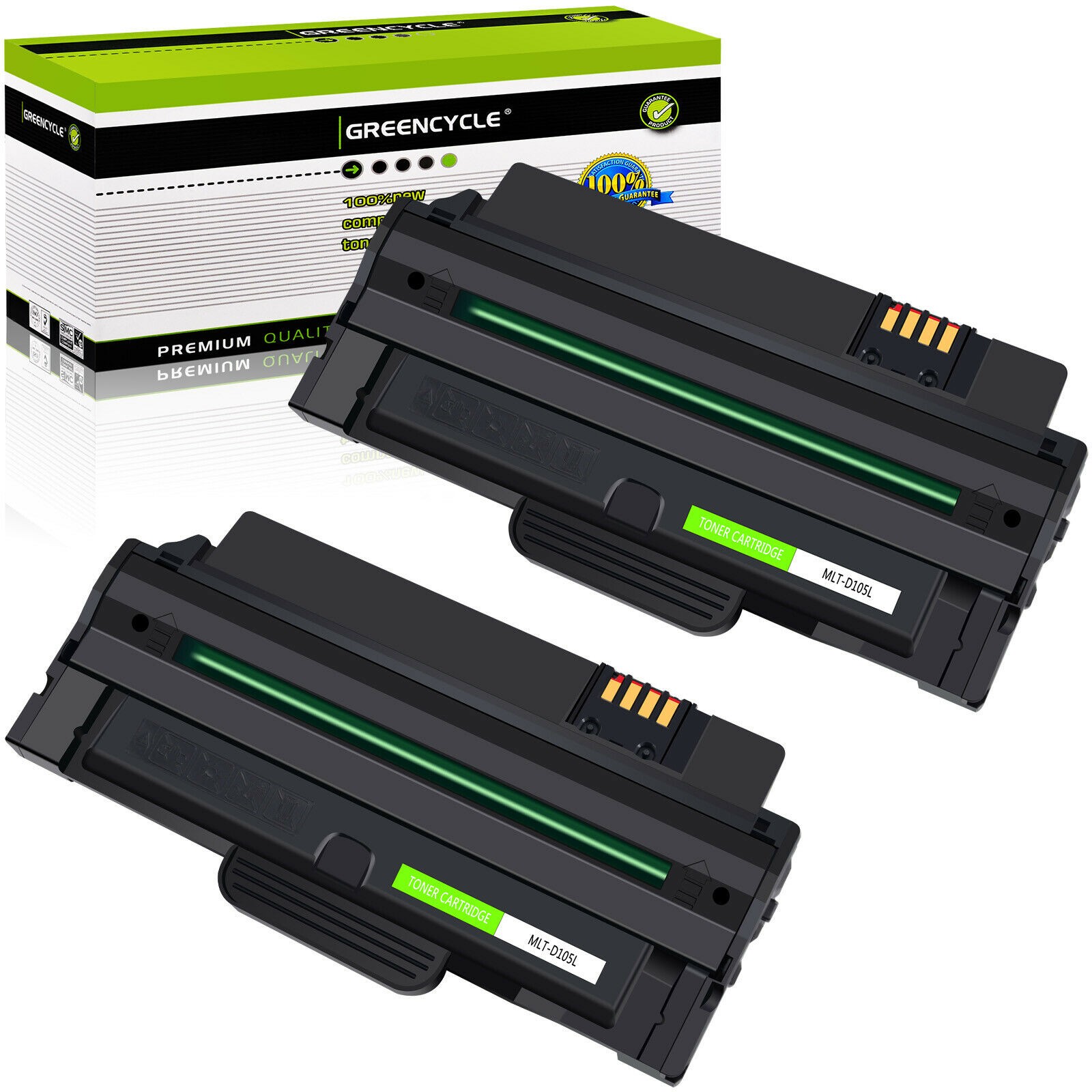 2PK MLT-D105L MLT-D105S HY Toner Cartridge Fits for Samsung SF-655R SCX-4623FW
