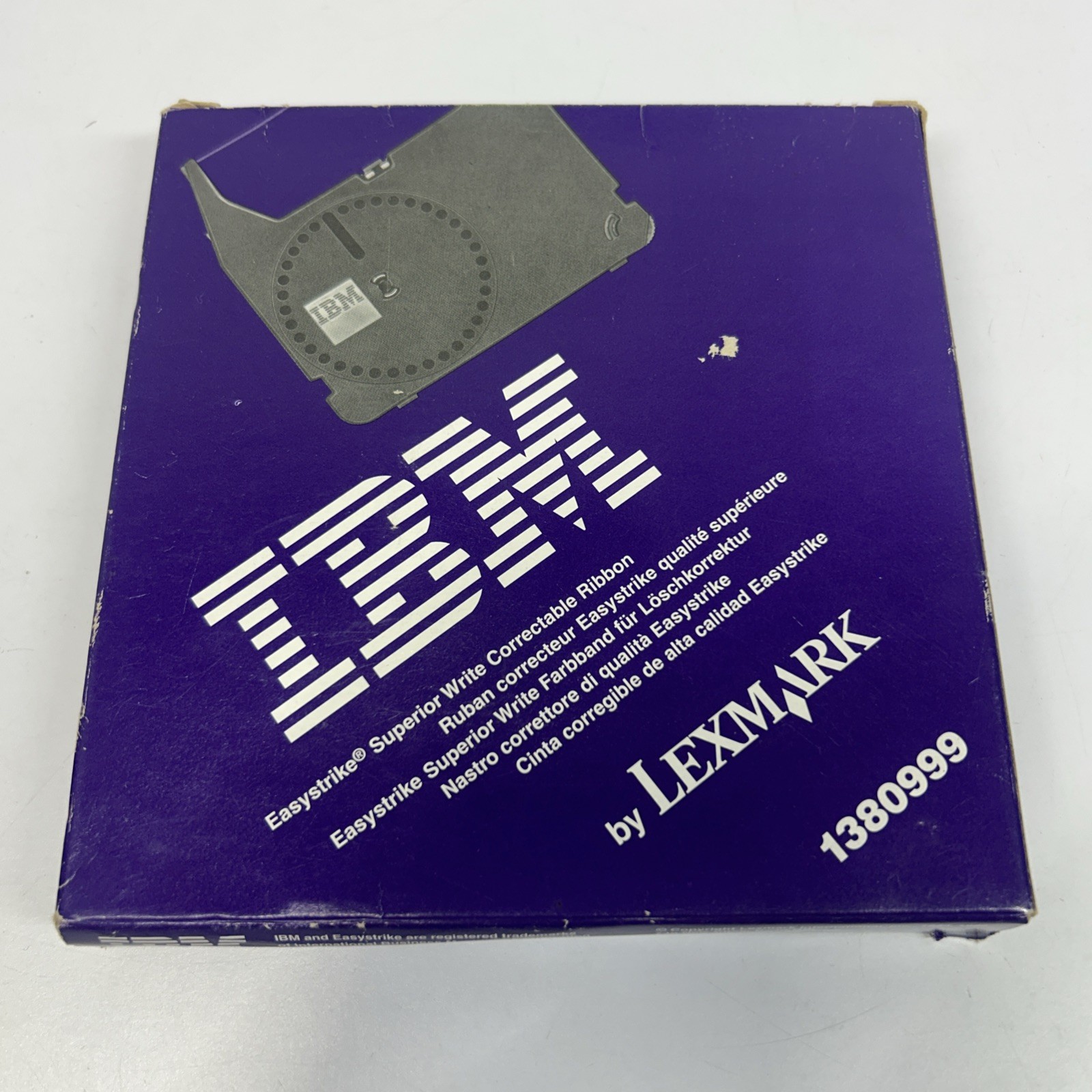 NEW IBM by LEXMARK CORRECTABLE RIBBON 1380999