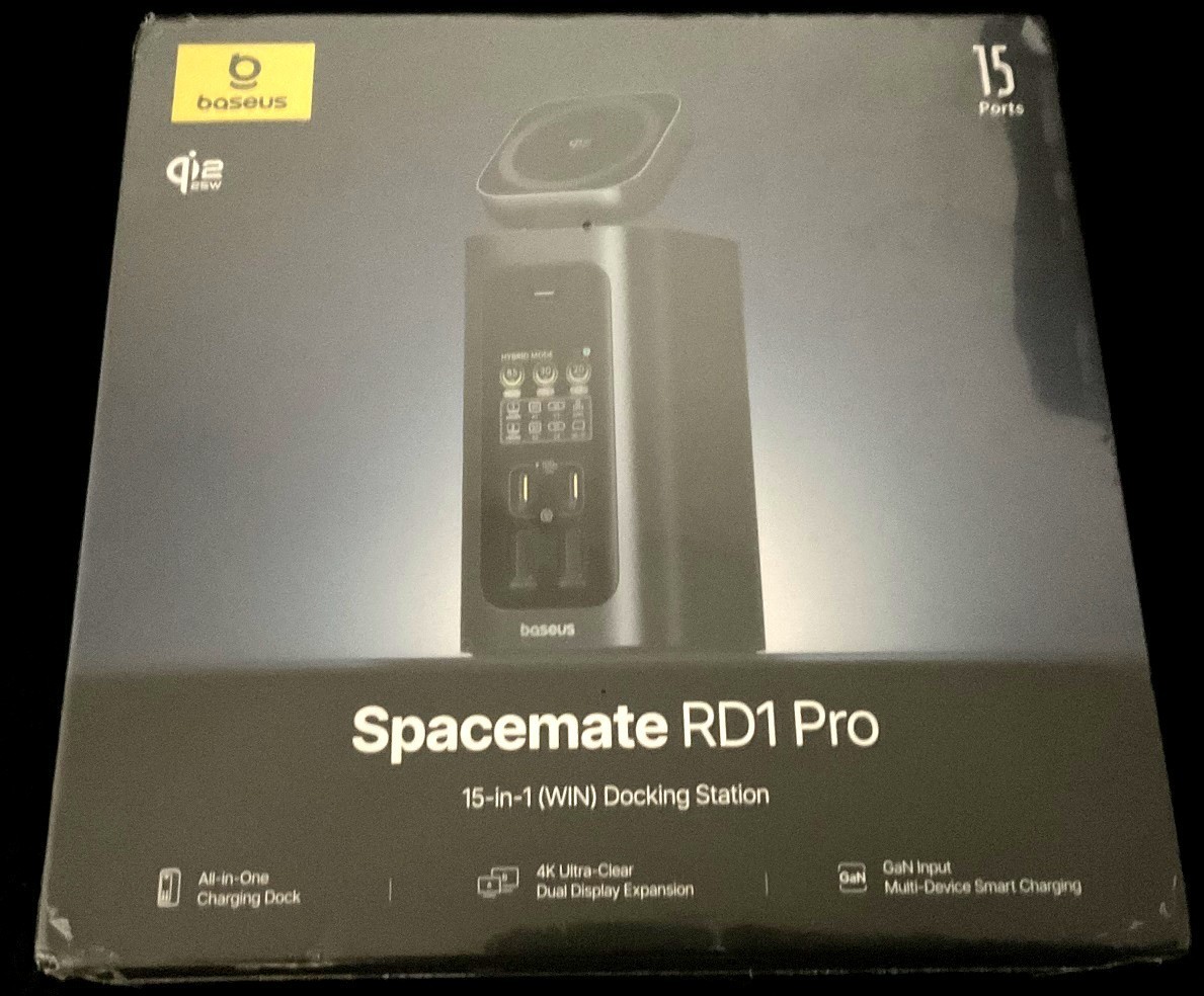 Baseus Spacemate RD1 Pro 15-in-1 (WIN) Docking Station Qi2 Certified | Sealed