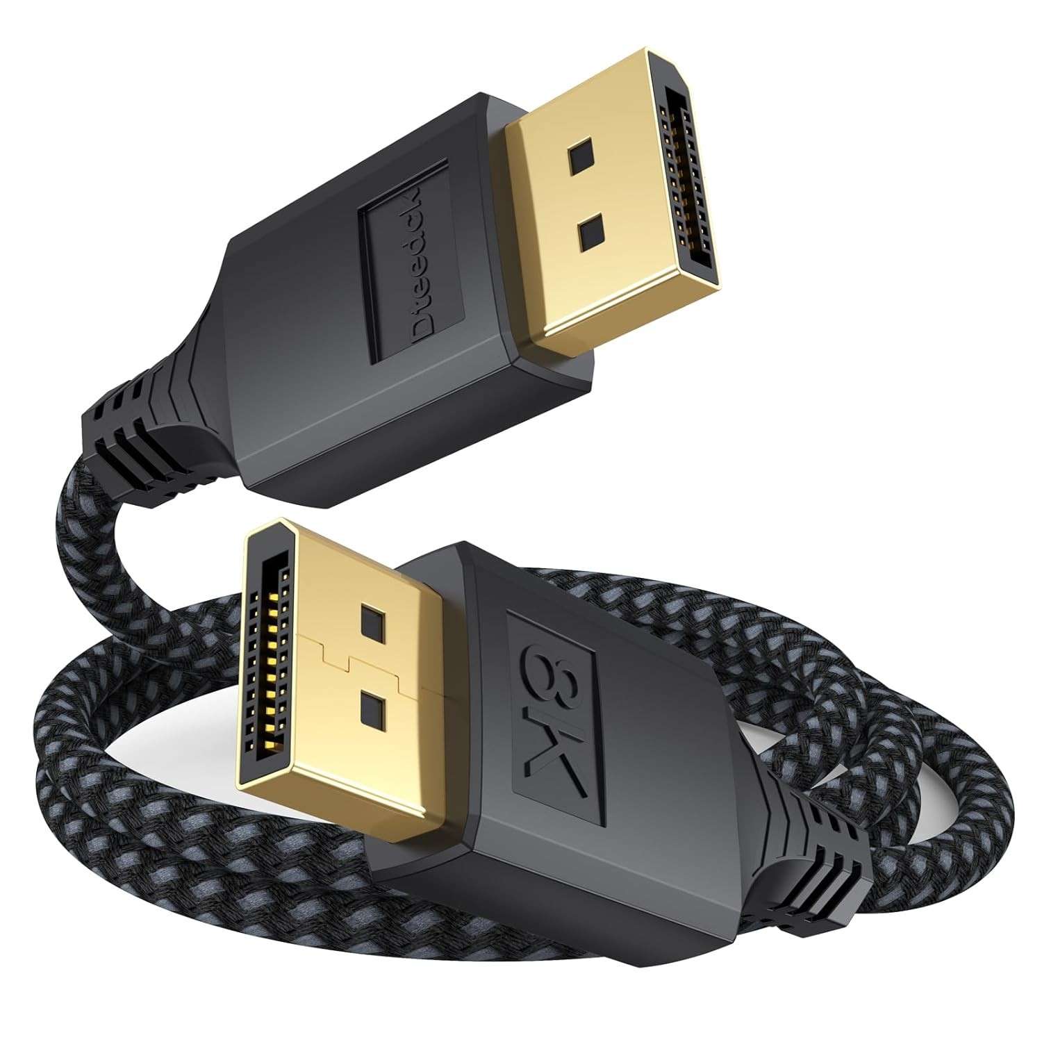 DisplayPort Cable 1.4 3Ft, Display Port DP Cord (8K@60Hz, 4K@144Hz, 3 Feet 