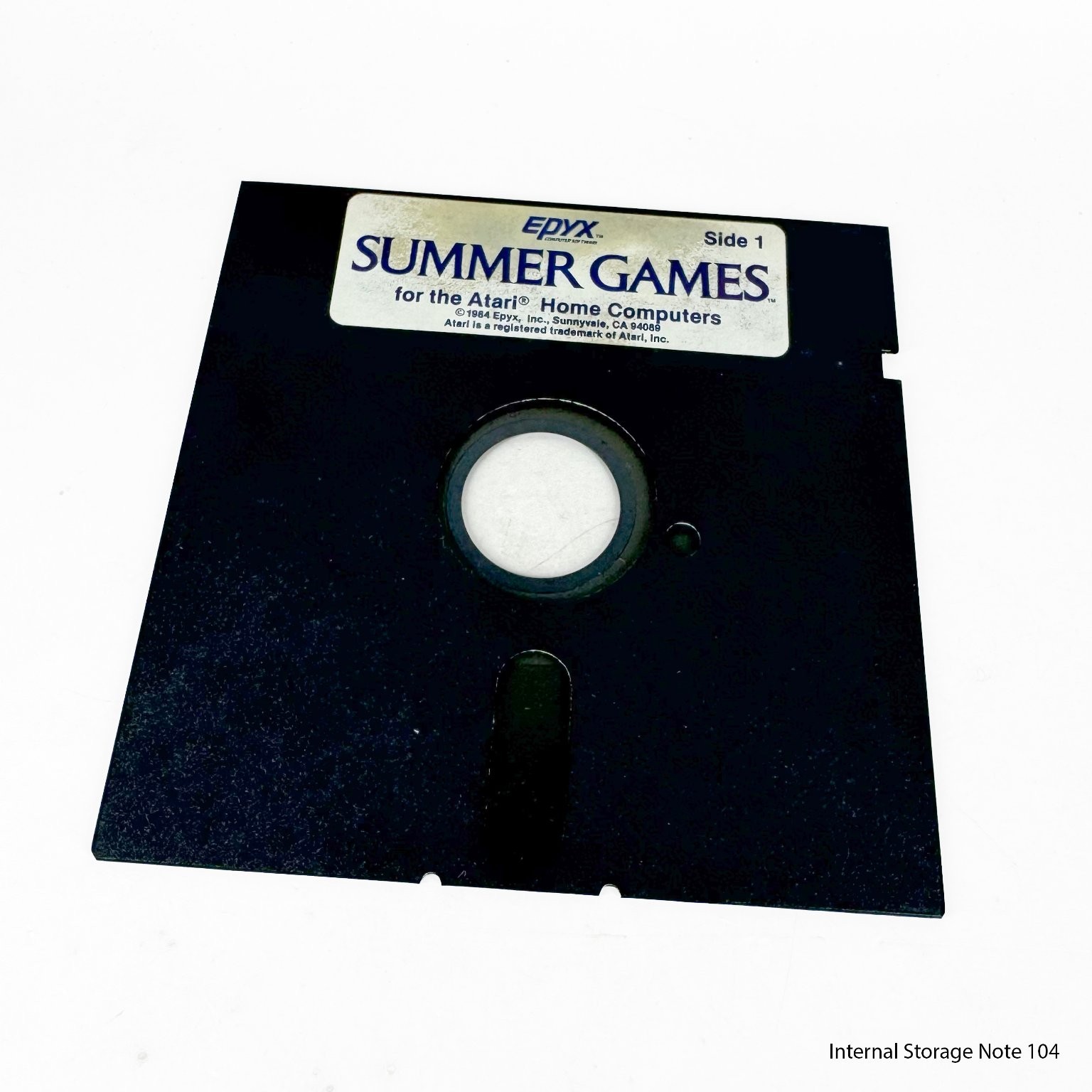 EPYX Summer Games for Atari Home Computers 5.25" Floppy Disk Vintage 1984