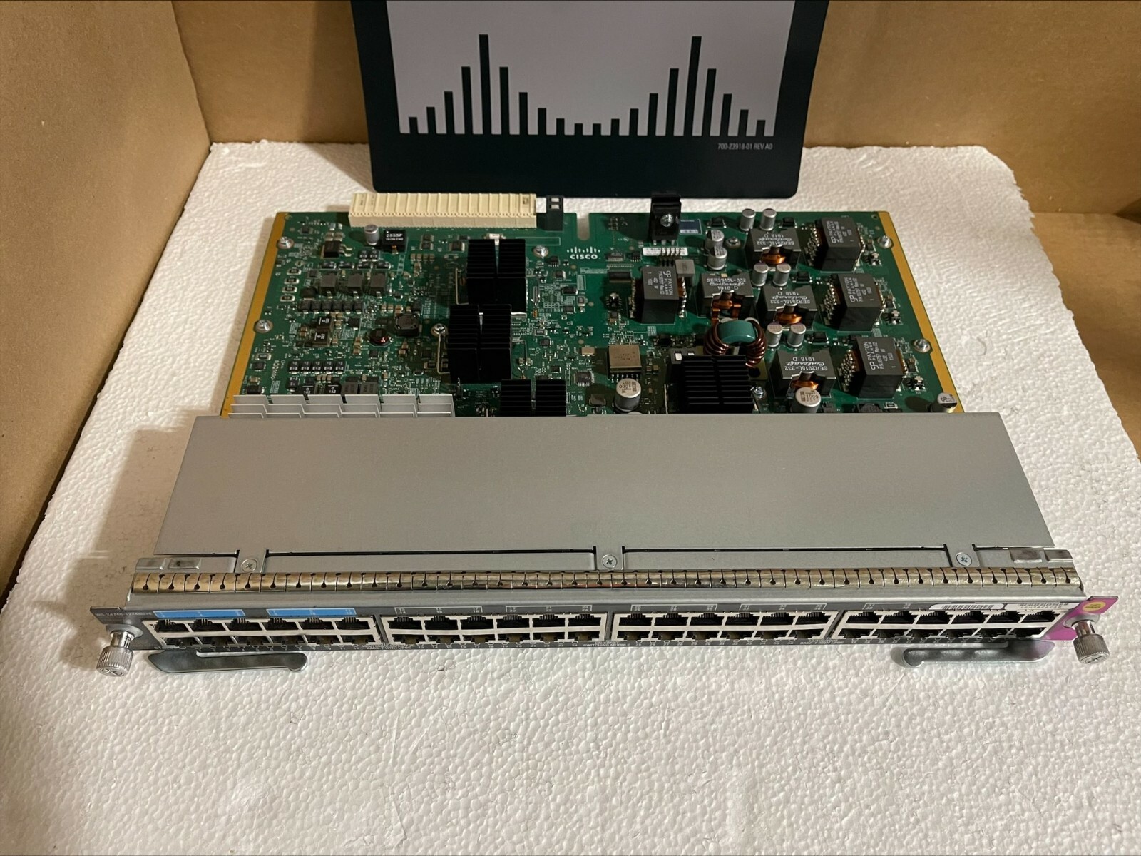 Cisco WS-X4748-12X48U+E MULTI-GIGABIT ETHERNET IEE 802.3 POE/POE+ CISCO UPOE