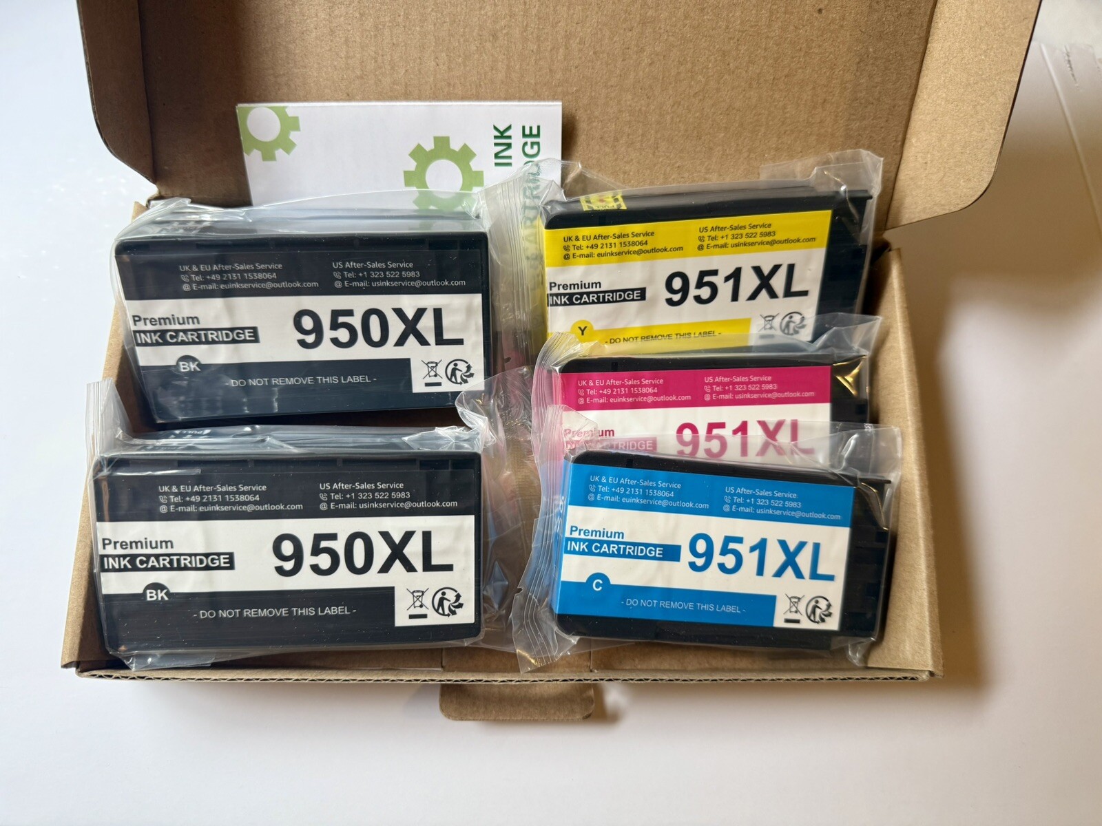 4 Pack, Brand New Sealed LC 406 XL Ink Cartridge Brother Compatible LC-406XL