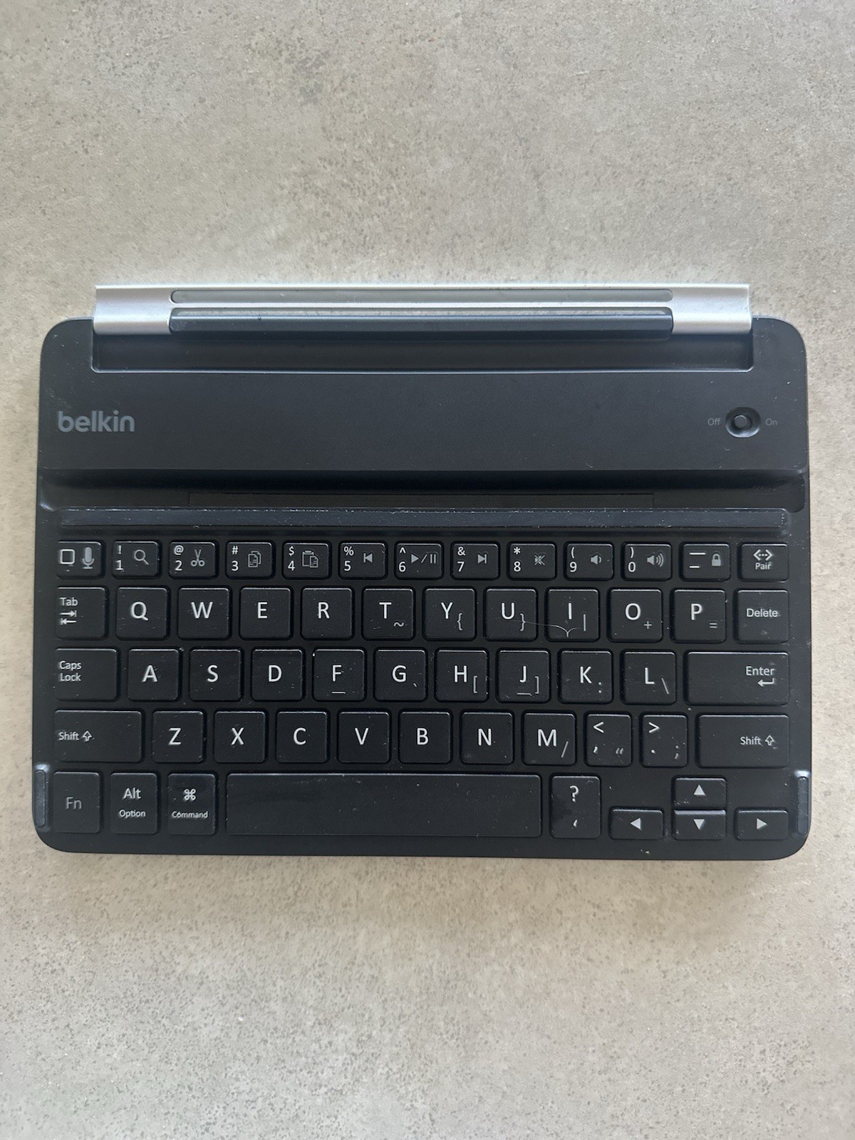 Belkin iPad Mini Bluetooth Keyboard Case Magnetic Slim Lightweight Black Wireles