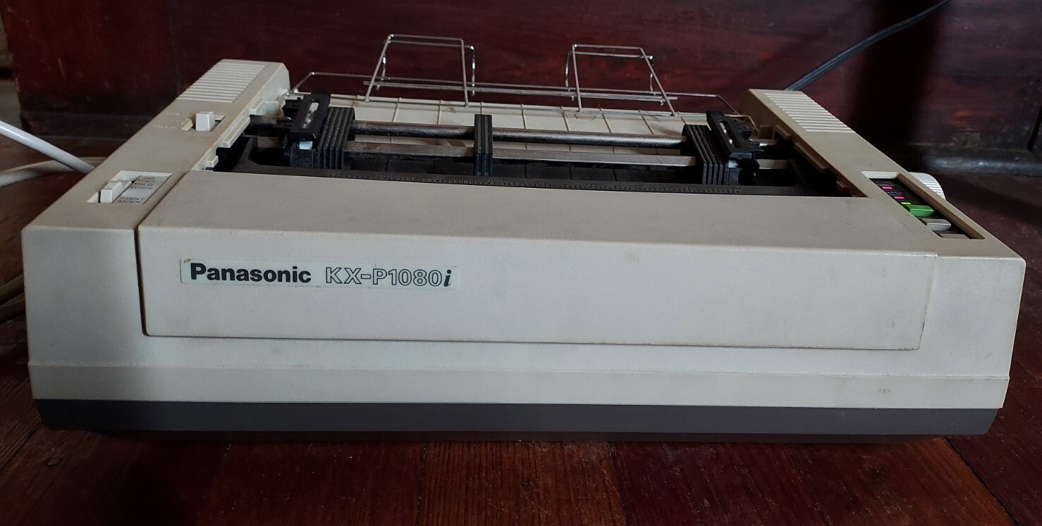 Vintage Panasonic Printer KX-P1080i - Untested As-is