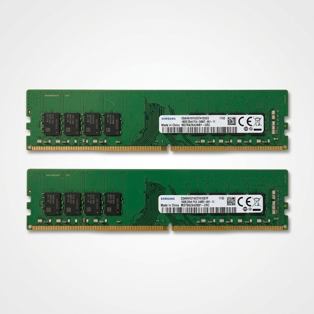 Samsung 32GB (2x16GB) DDR4 2400MHz PC4-2400T Desktop RAM M378A2K43BB1-CRC-TESTED