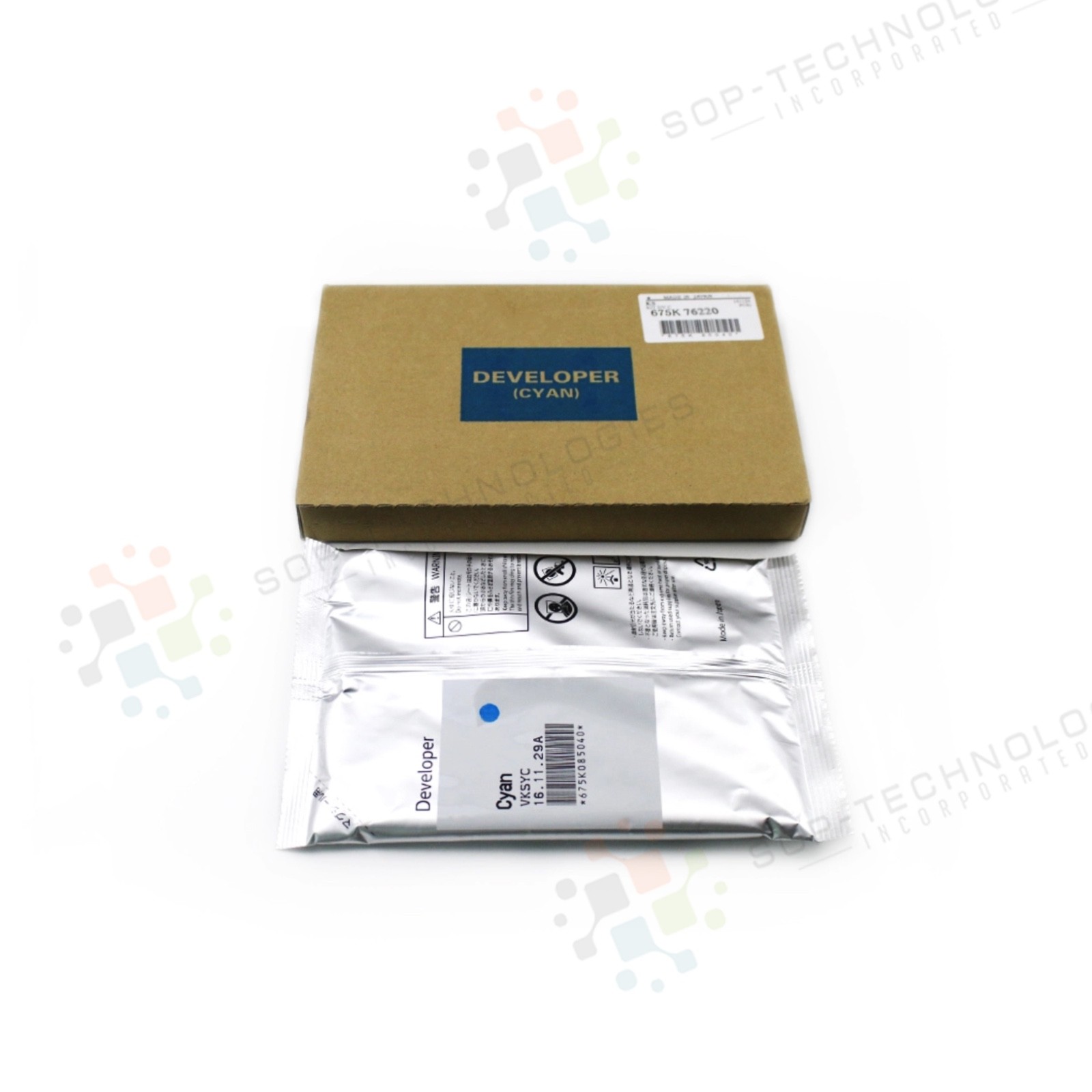 Xerox DC 700 700i 770 550 560 570  C60 C70  Developer  Genuine Cyan