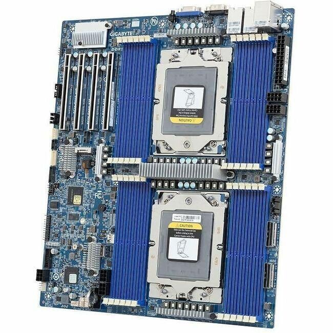 GIGABYTE MZ73-LM0 Server Motherboard - Rev 1.x - 2x Socket SP5 LGA-6096 - AMD...