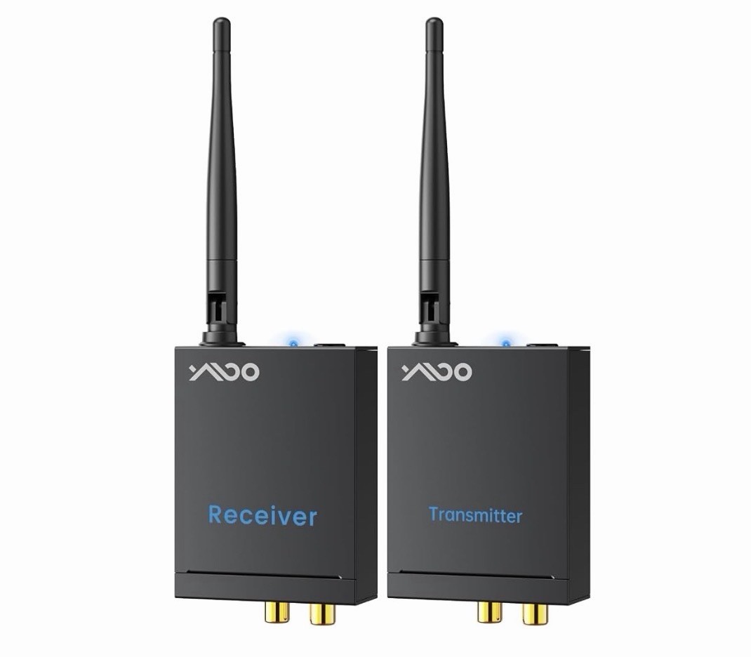 YMOO 2.4GHz Wireless Audio Transmitter Receiver 1 TX 1 RX RT5066