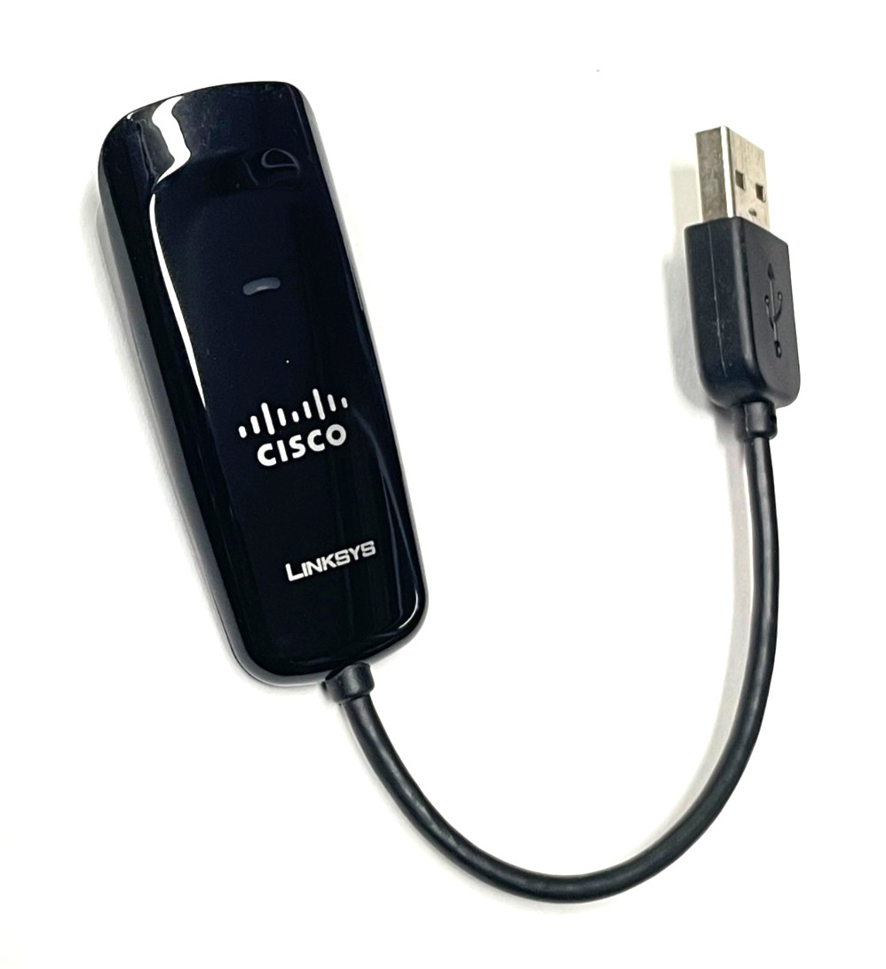 Cisco Linksys USB Fast Ethernet Adapter Dongle Cable cord USB300M Mac OS Windows
