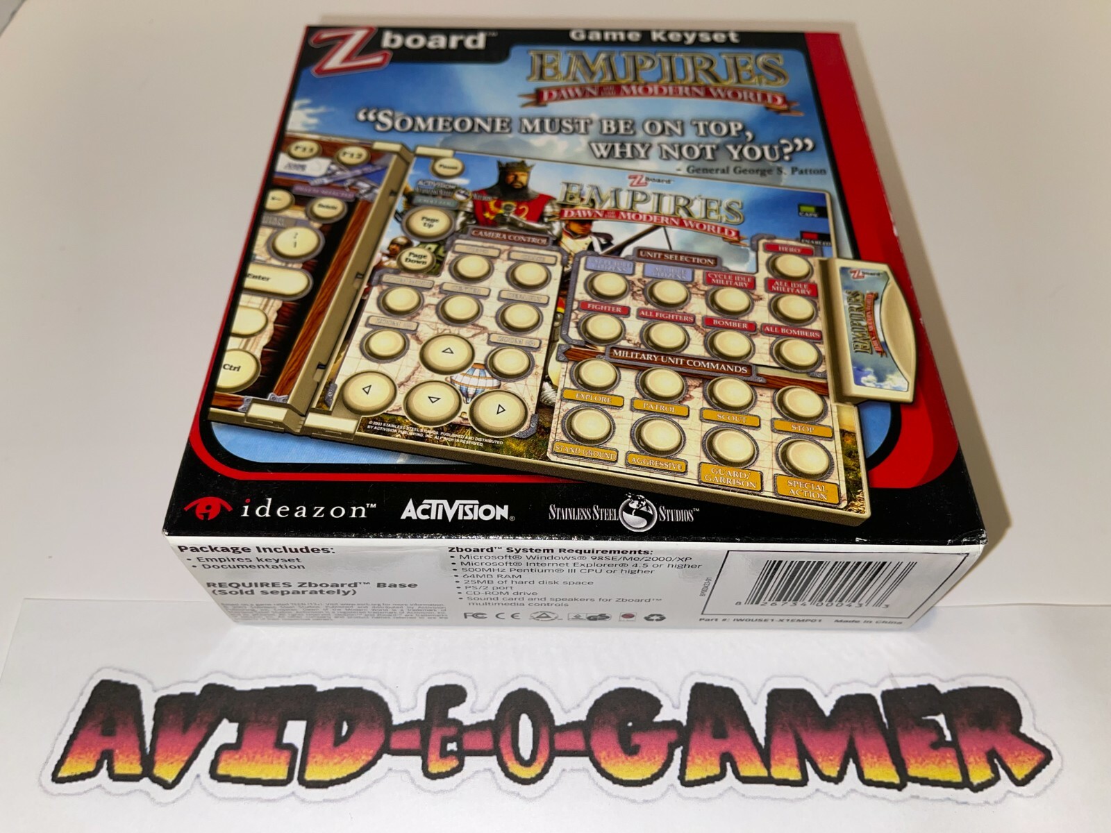 Empires Dawn of Modern World Zboard Limited Edition Gaming Keyboard Keyset NEW